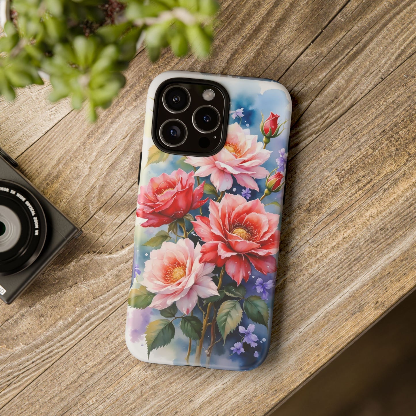 iphone case Watercolor Rose Garden