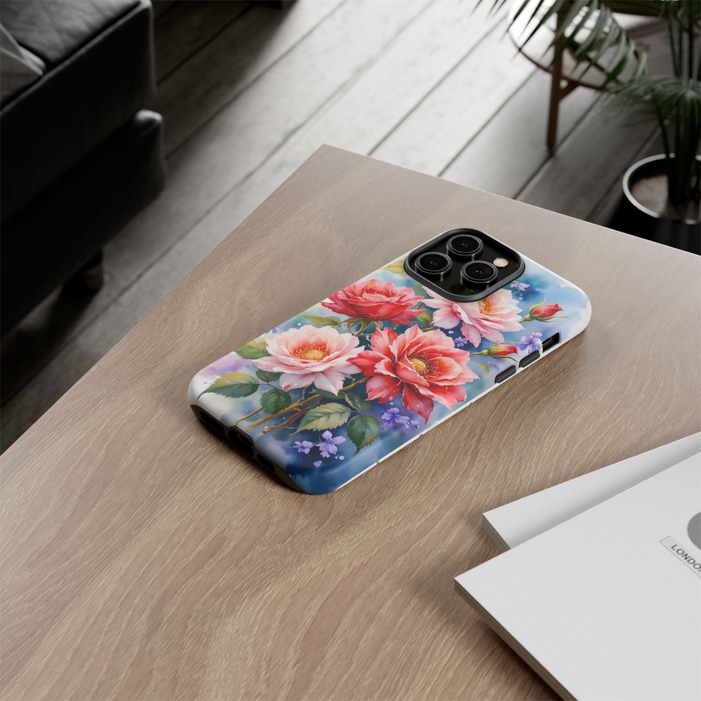iphone case Watercolor Rose Garden