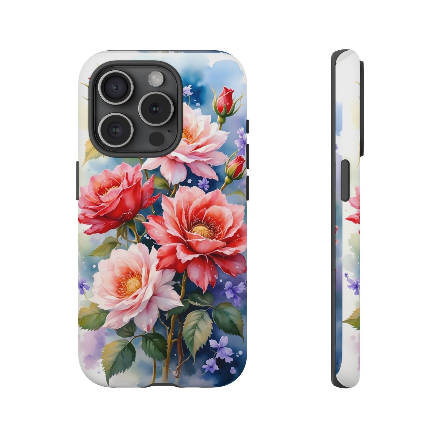 iphone case Watercolor Rose Garden iPhone 15 Pro