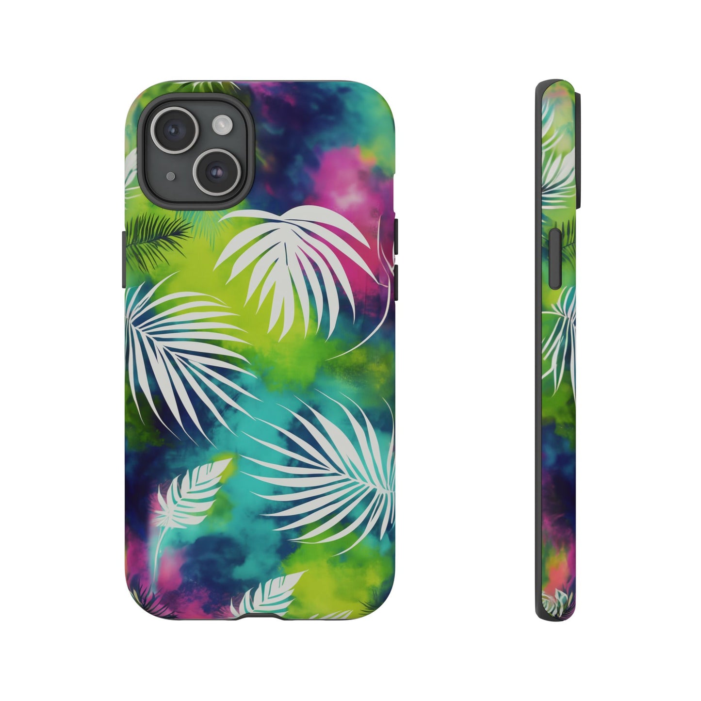 Tropical Tie-Dye Palms