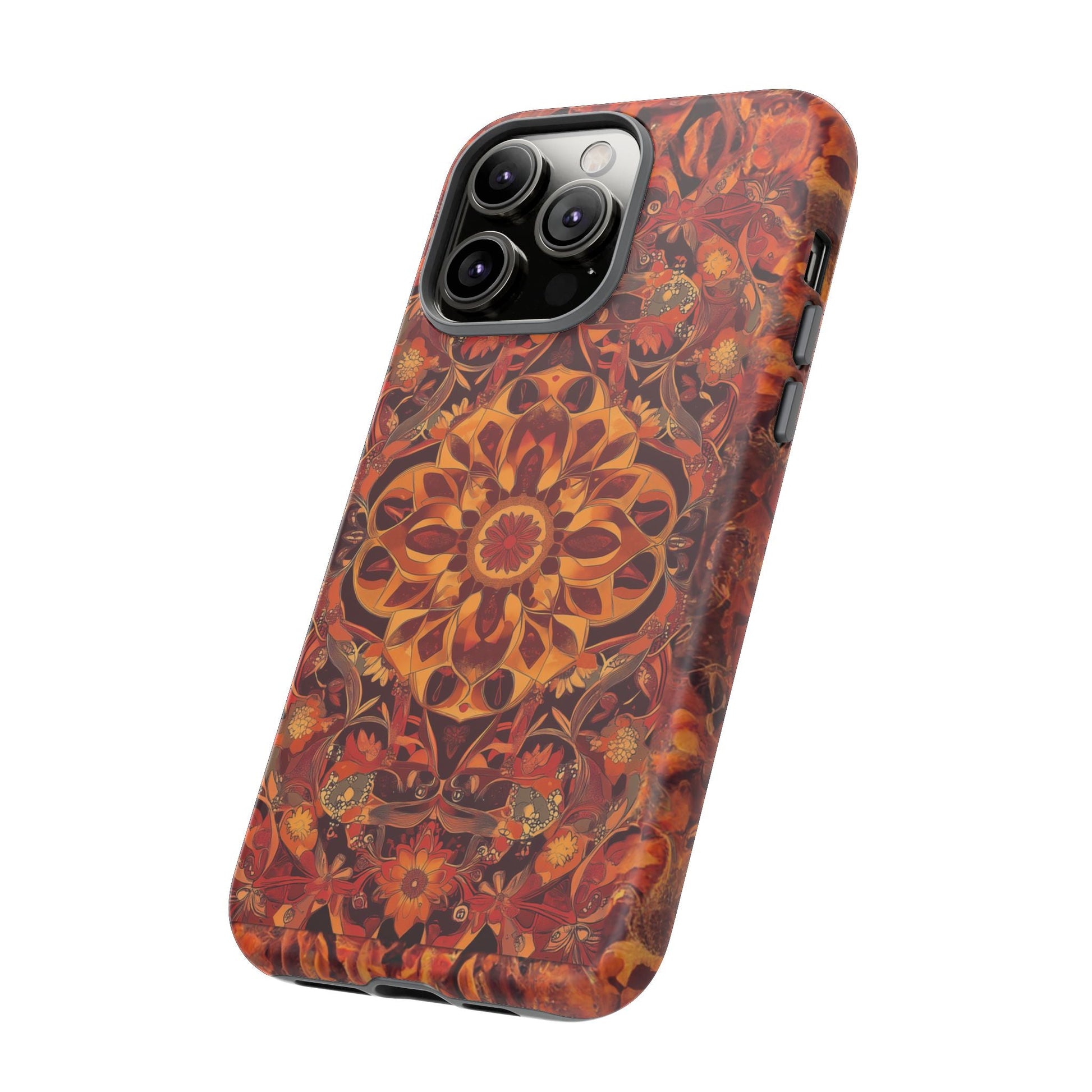 iphone case Amber Mandala Fusion