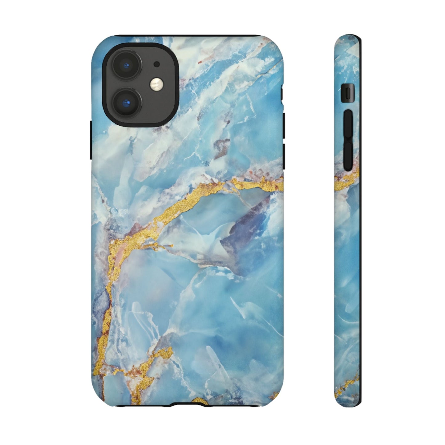iphone case Azure Gold Marble iPhone 11