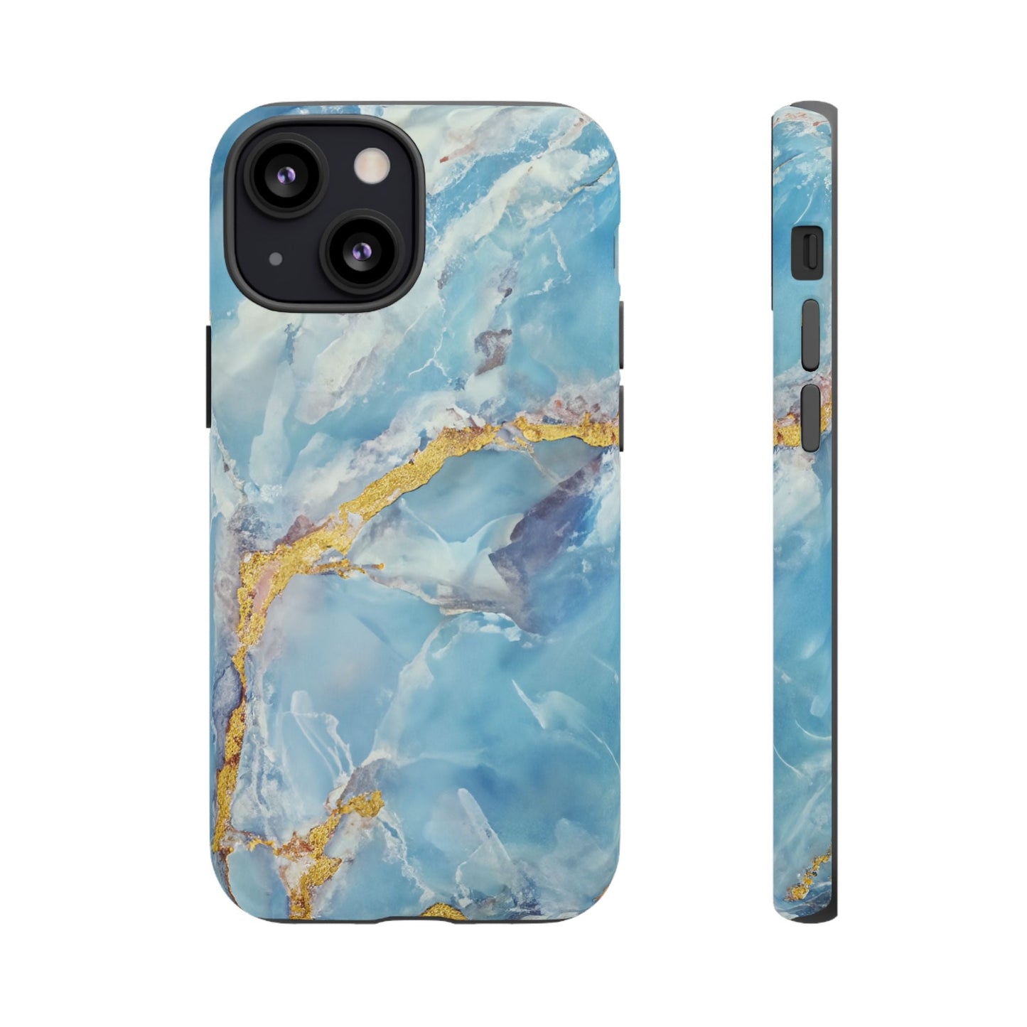 iphone case Azure Gold Marble iPhone 13 Mini