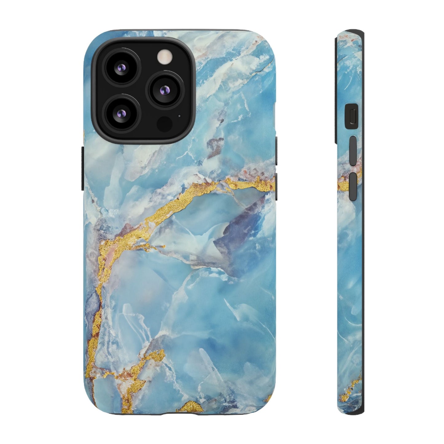 iphone case Azure Gold Marble iPhone 13 Pro