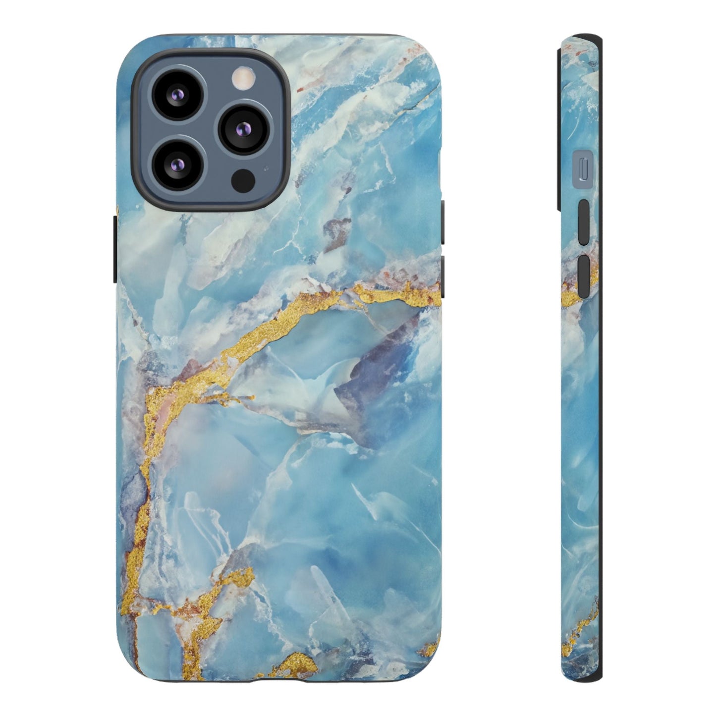 iphone case Azure Gold Marble iPhone 13 Pro Max