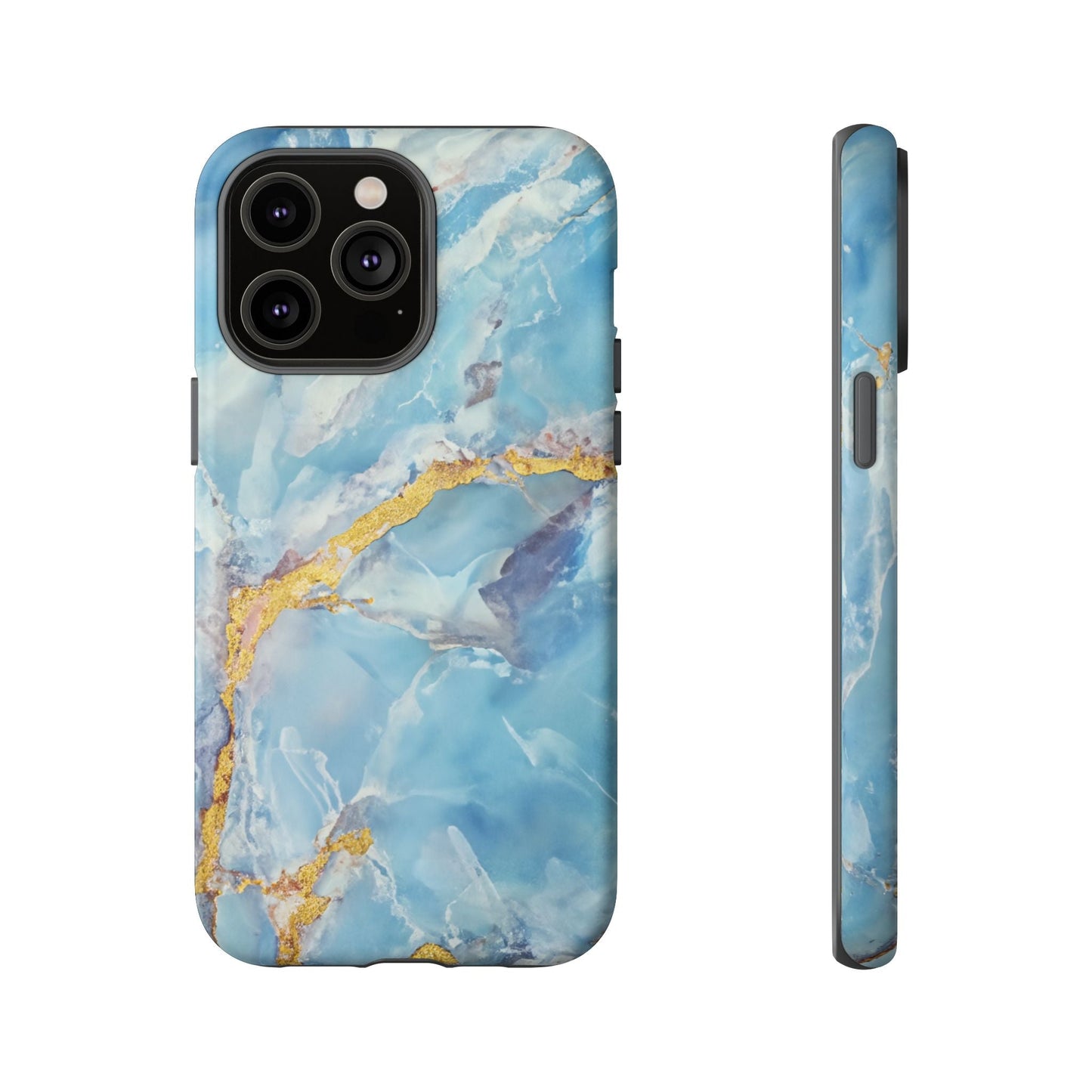 iphone case Azure Gold Marble iPhone 14 Pro Max