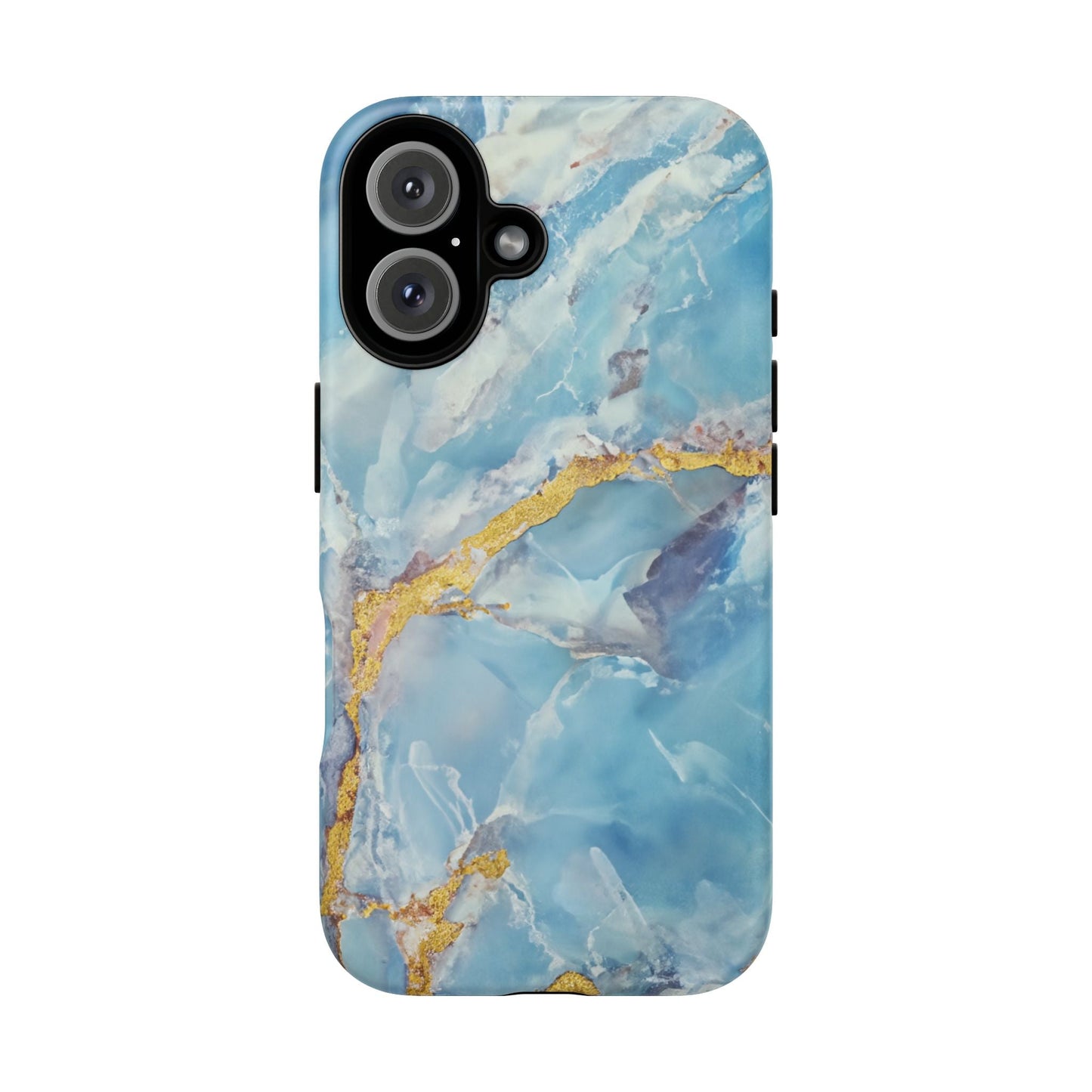 iphone case Azure Gold Marble iPhone 16