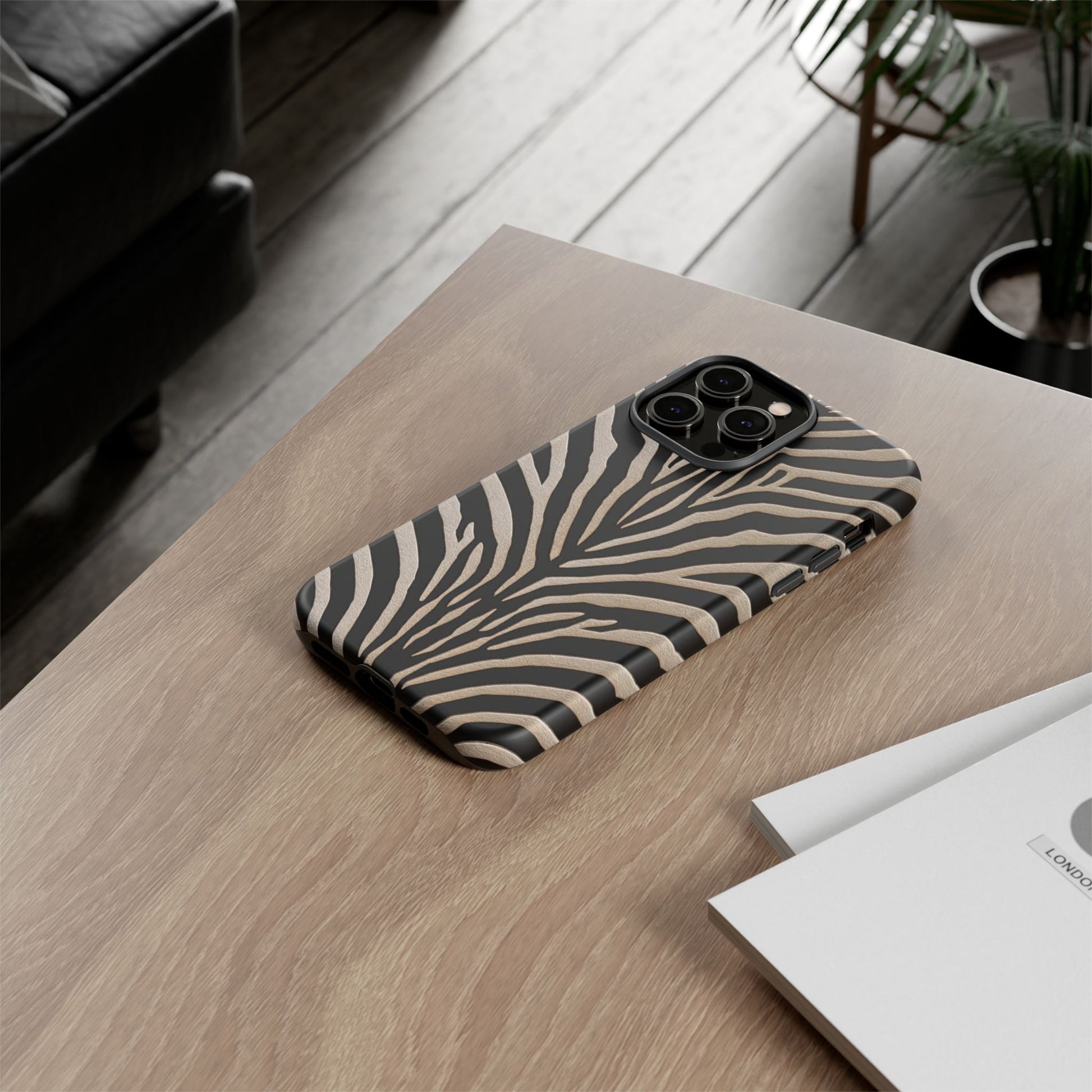 iphone case BACKBURNER Striped Zebra Pattern