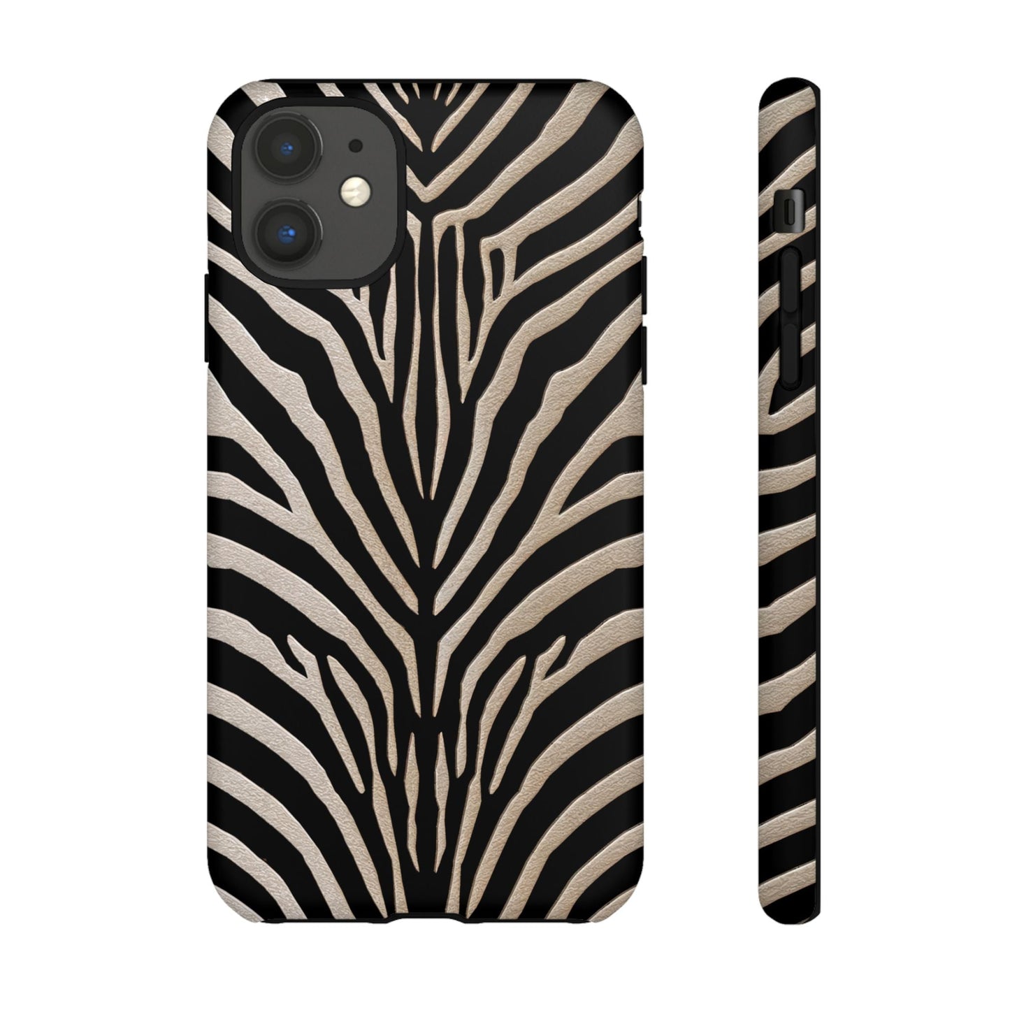iphone case BACKBURNER Striped Zebra Pattern iPhone 11