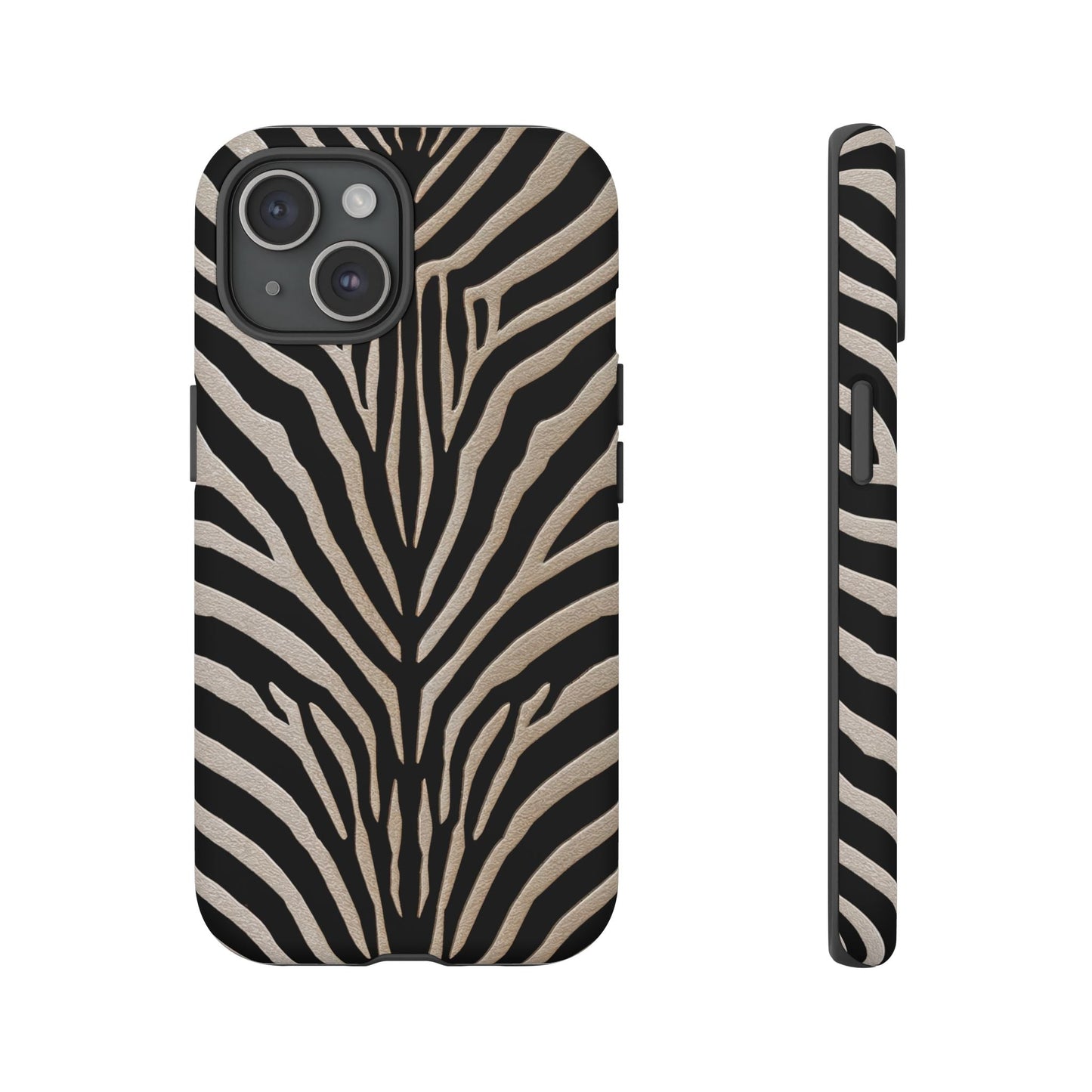 iphone case BACKBURNER Striped Zebra Pattern iPhone 15