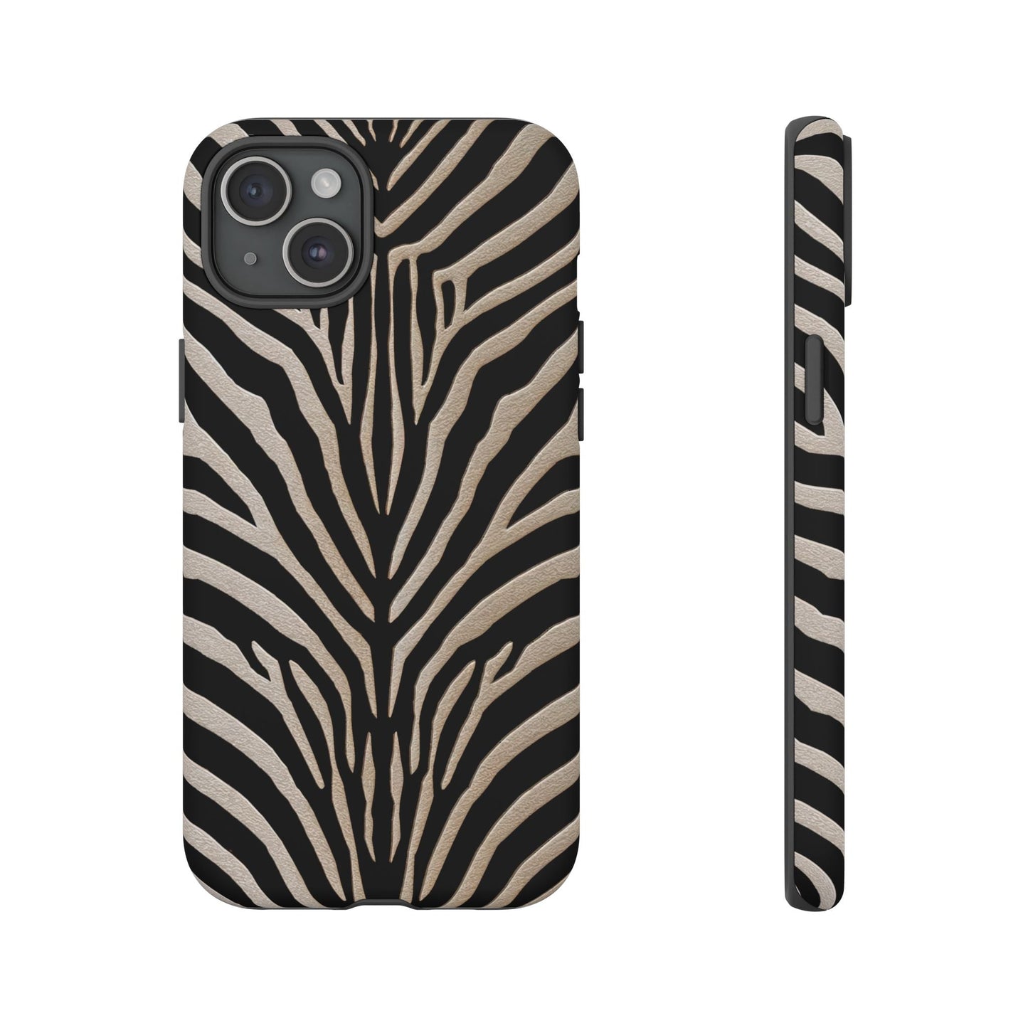 iphone case BACKBURNER Striped Zebra Pattern iPhone 15 Plus