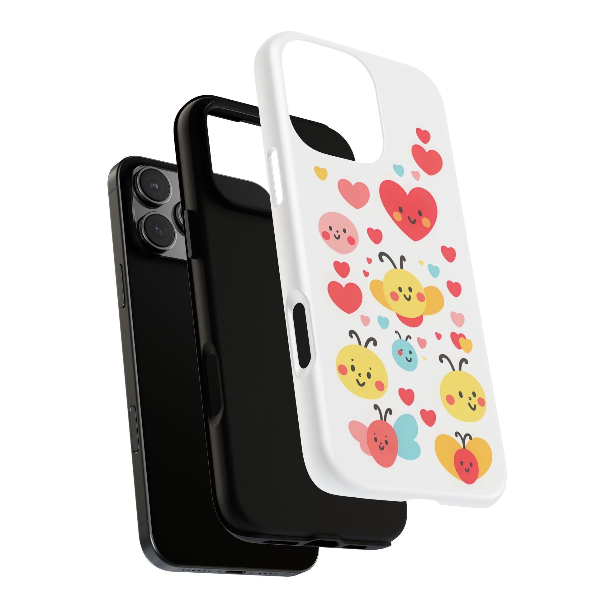 iphone case Bee Happy Hearts