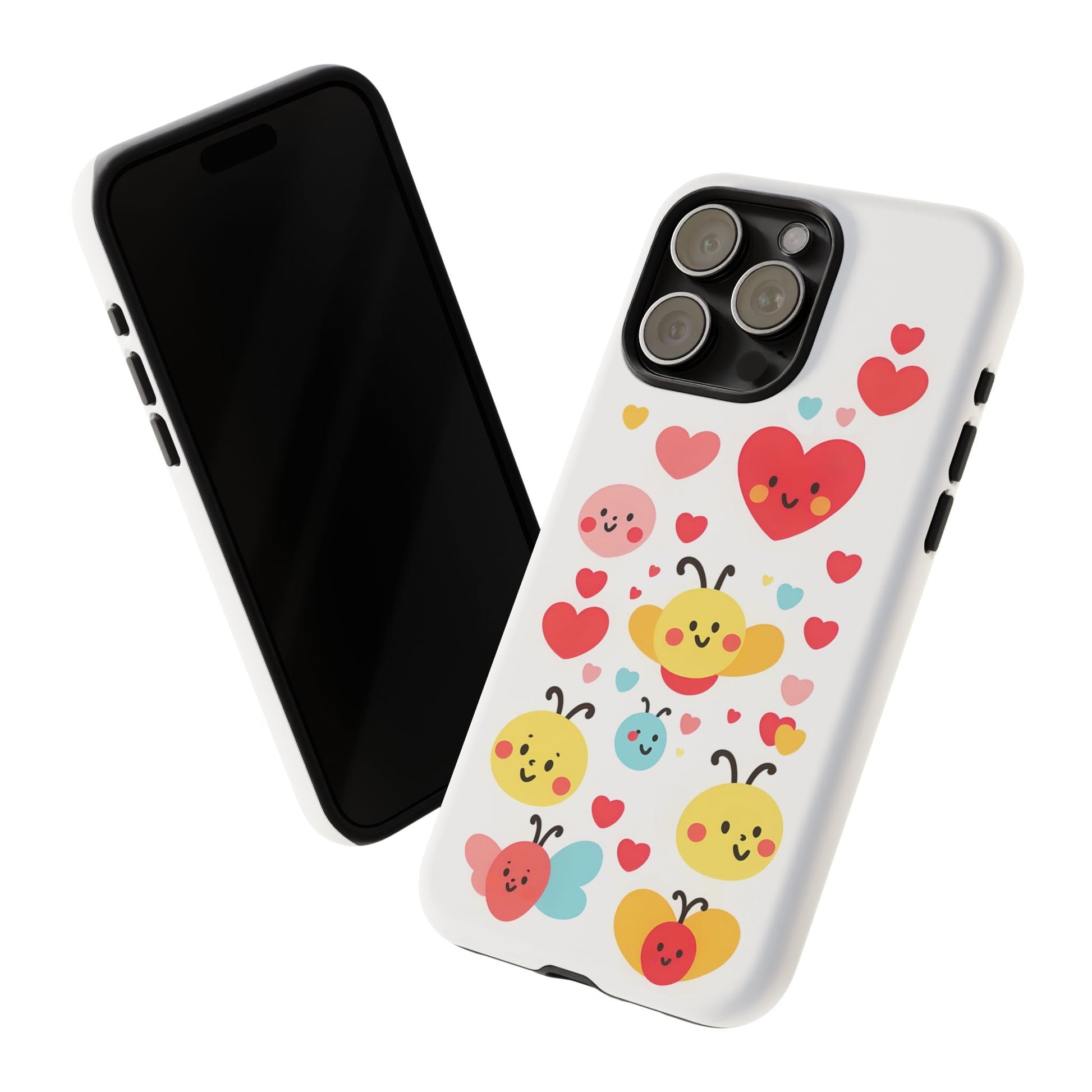 iphone case Bee Happy Hearts