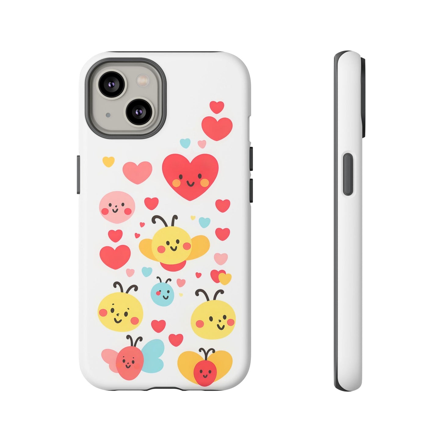 iphone case Bee Happy Hearts iPhone 14