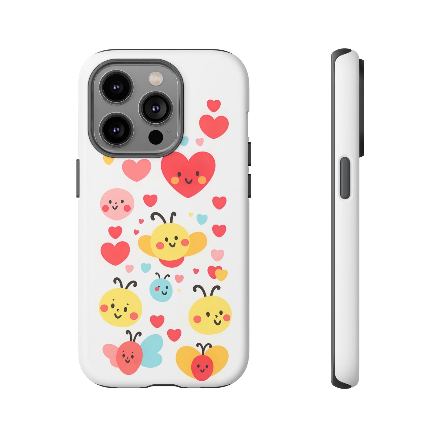 iphone case Bee Happy Hearts iPhone 14 Pro