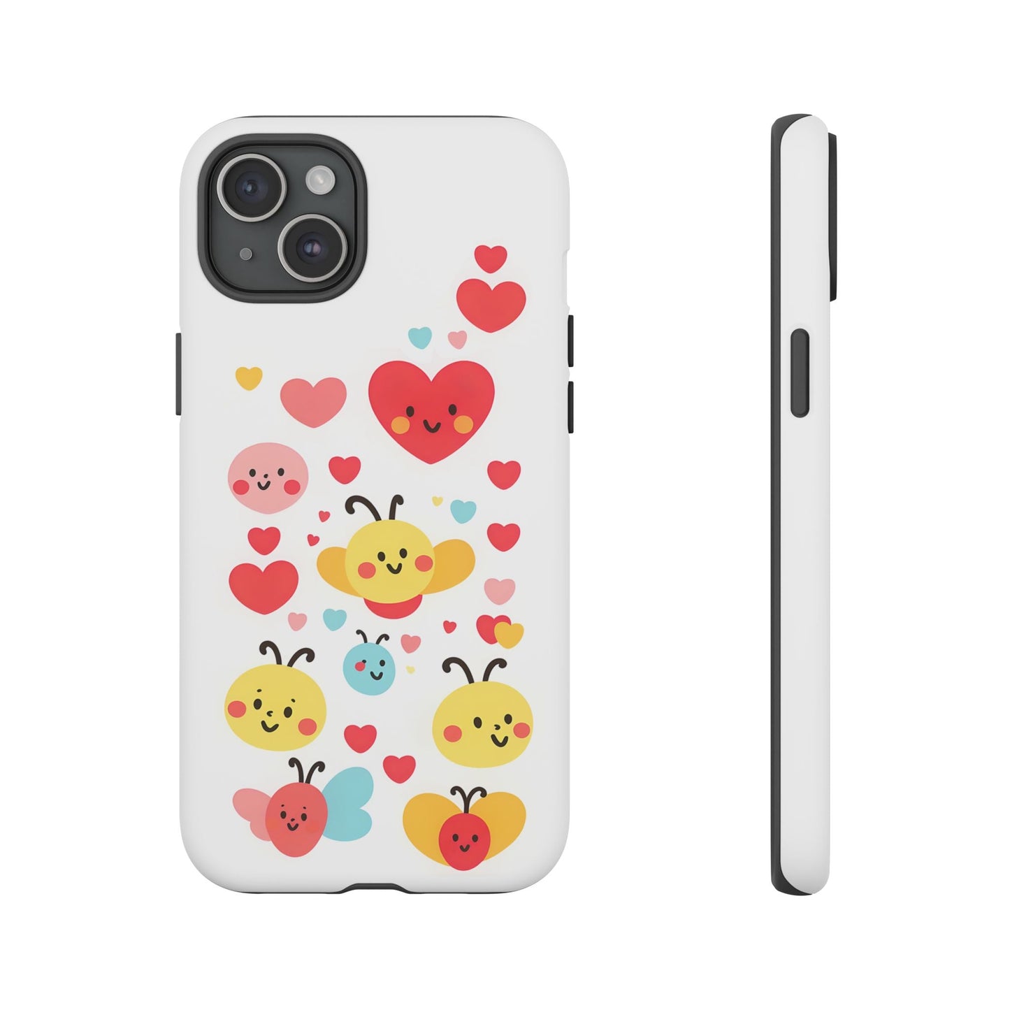 iphone case Bee Happy Hearts iPhone 15 Plus