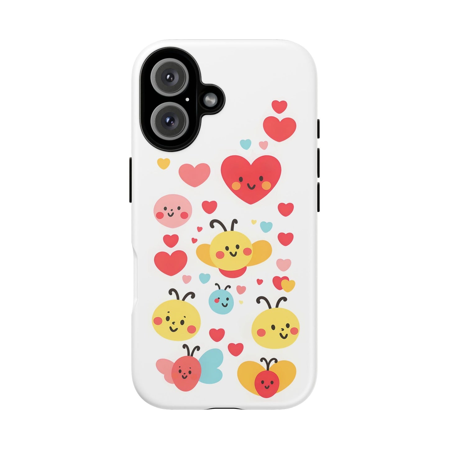 iphone case Bee Happy Hearts iPhone 16