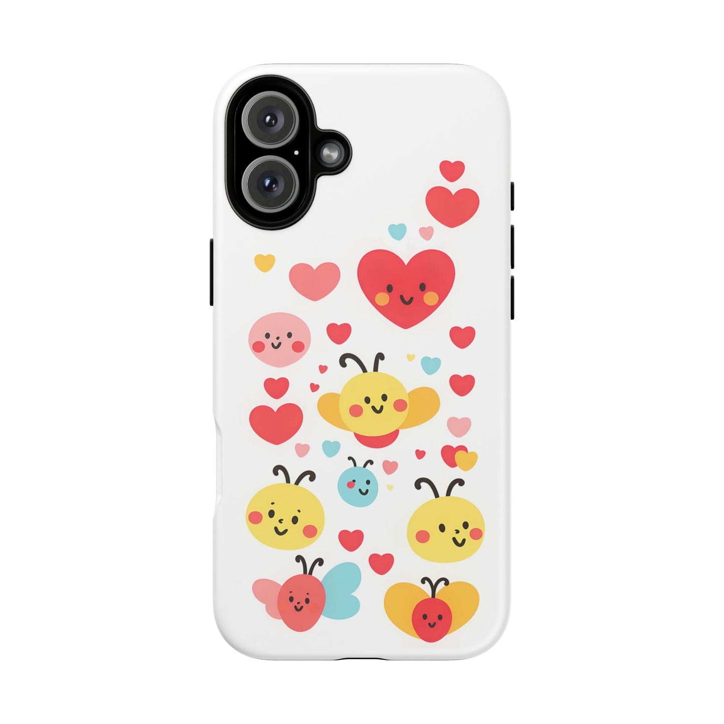 iphone case Bee Happy Hearts iPhone 16 Plus