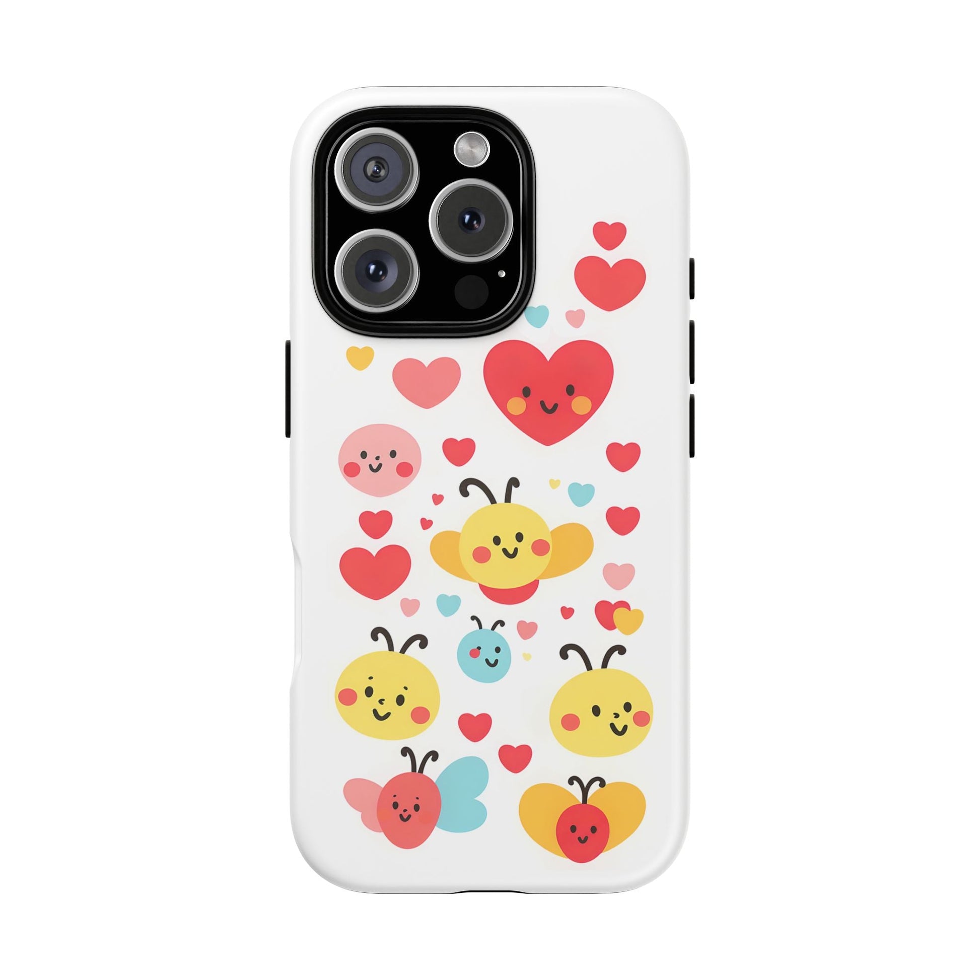 iphone case Bee Happy Hearts iPhone 16 Pro