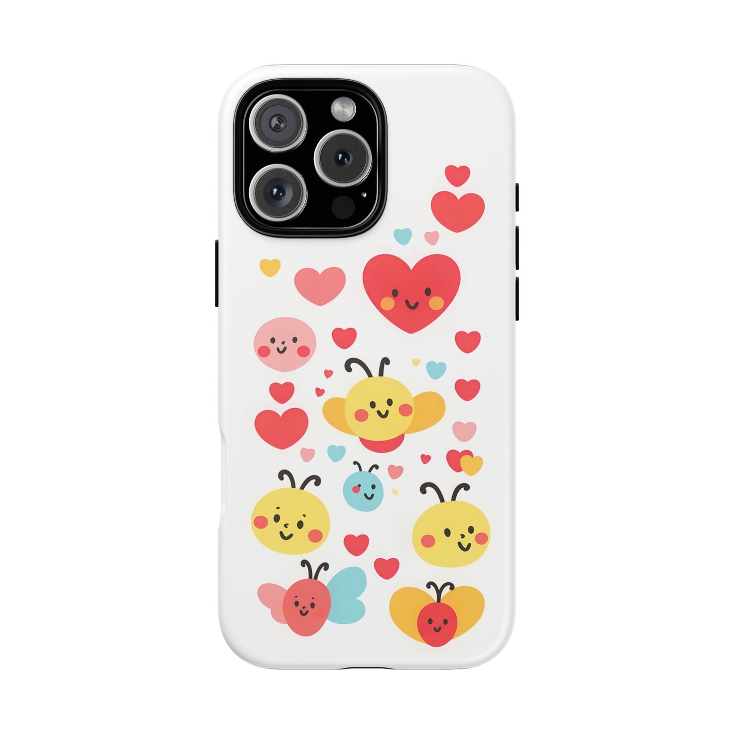 iphone case Bee Happy Hearts iPhone 16 Pro Max