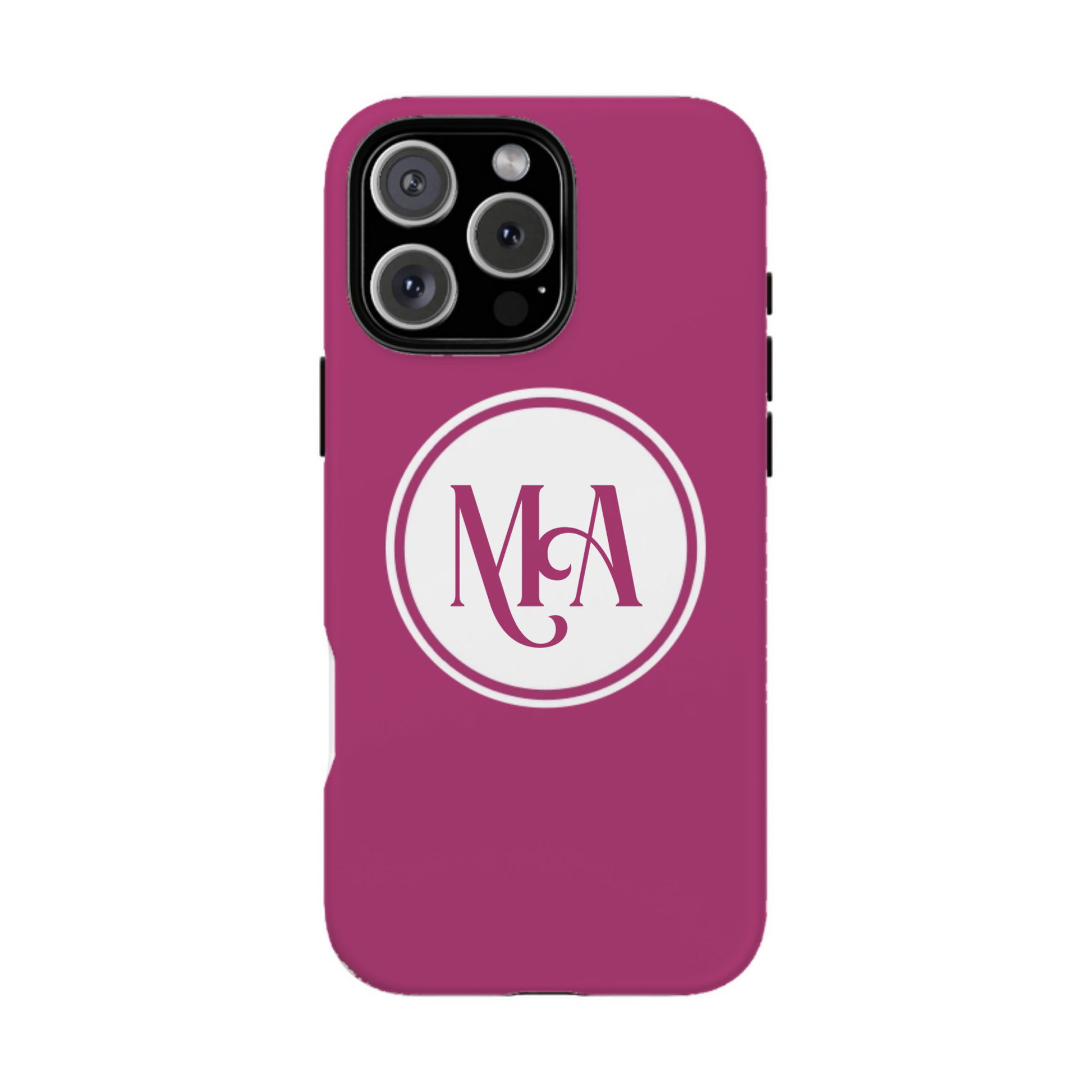 iphone case Berry Burst Circle 2 Initials