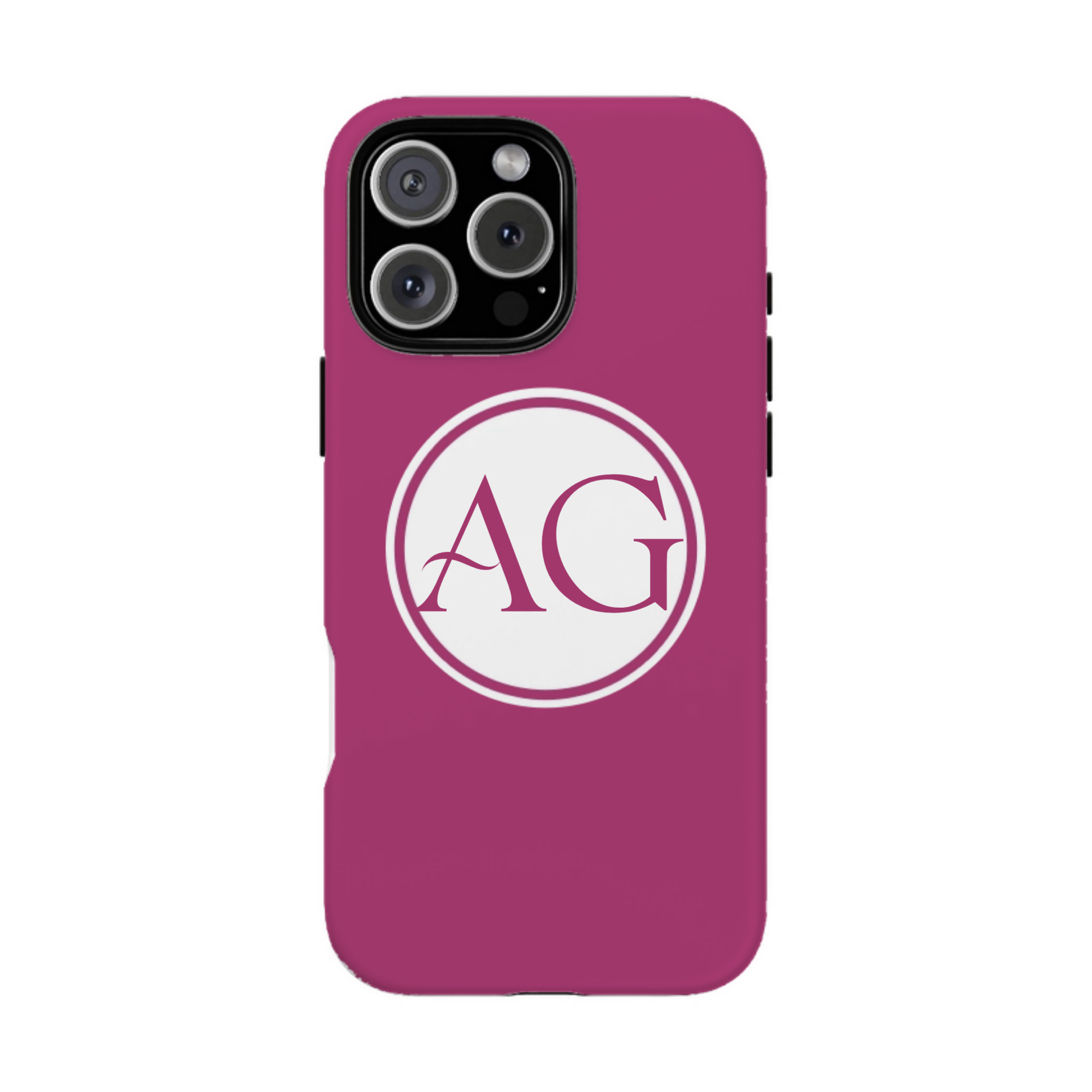 iphone case Berry Burst Circle 2 Initials