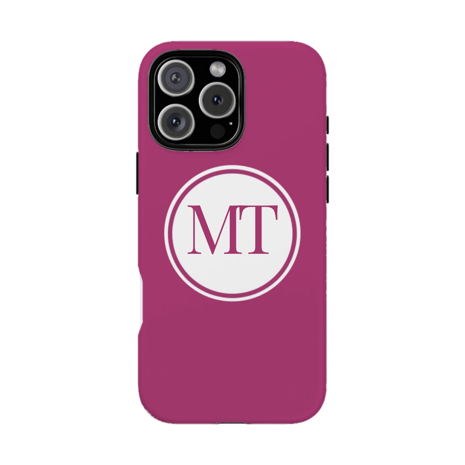 iphone case Berry Burst Circle 2 Initials