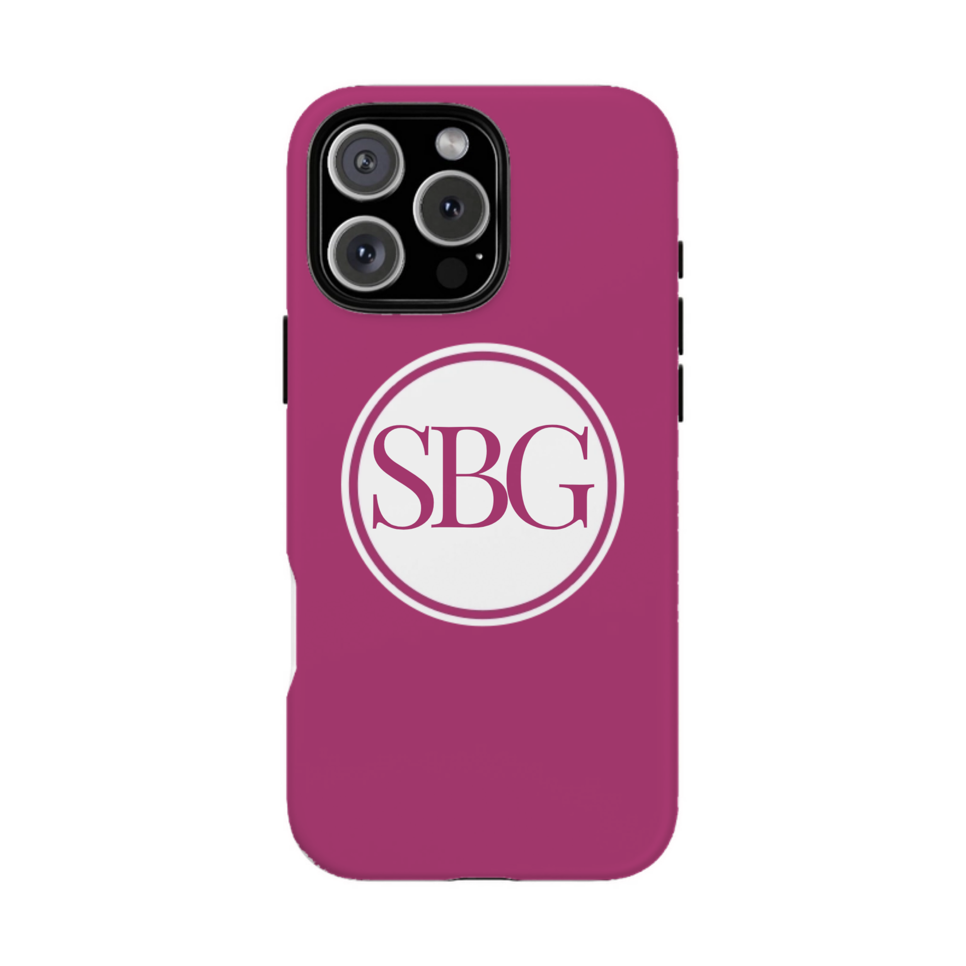 iphone case Berry Burst Circle 2 Initials