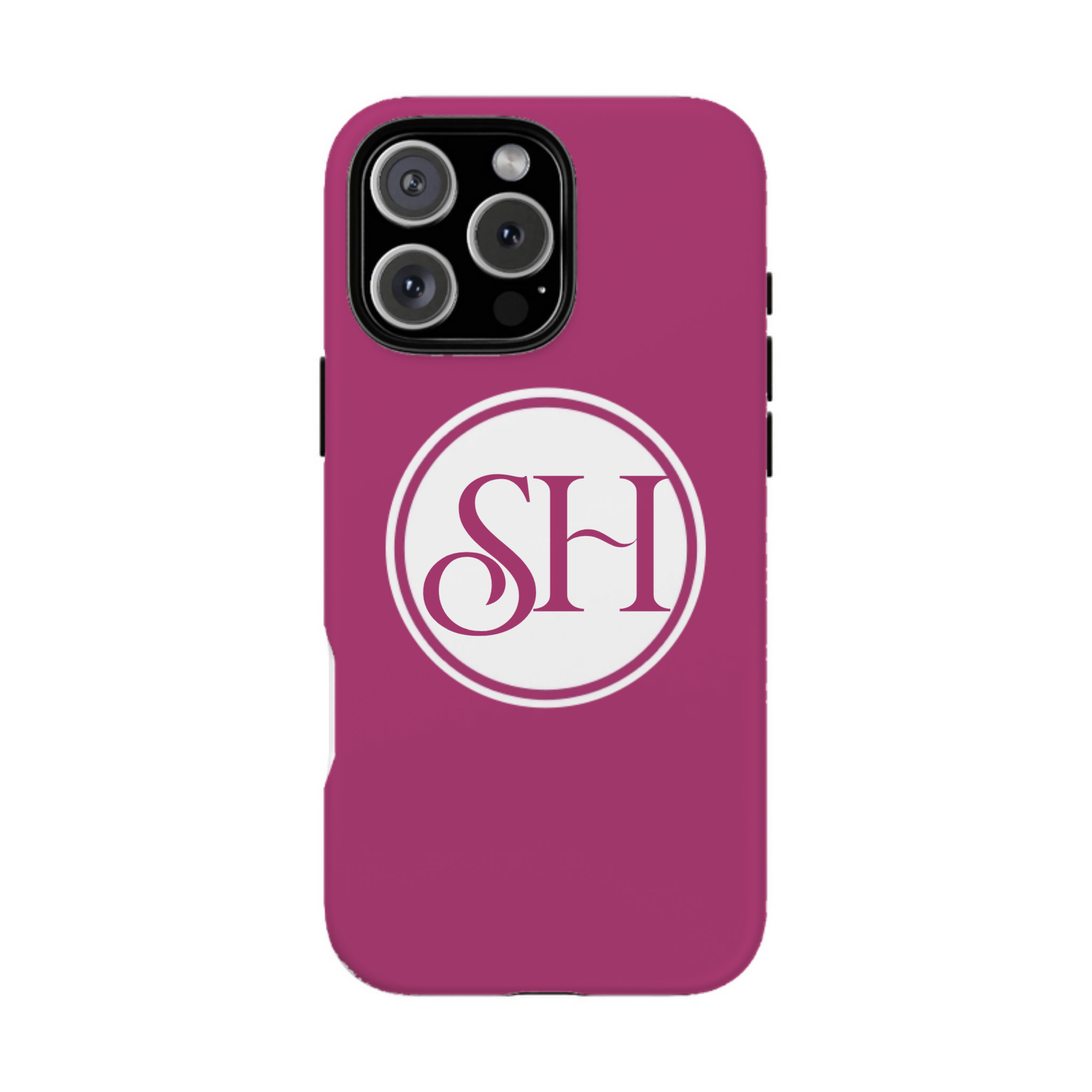 iphone case Berry Burst Circle 2 Initials