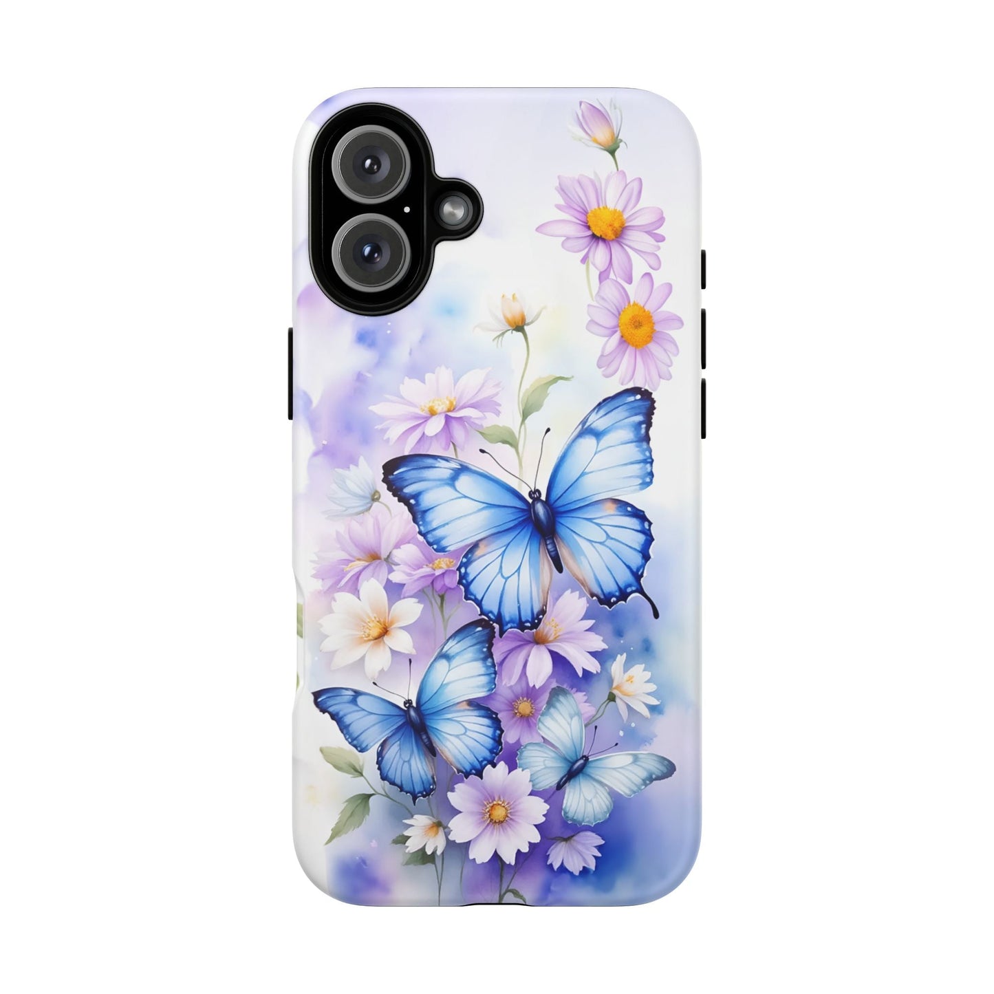 iphone case Blue Butterfly Garden iPhone 16 Plus
