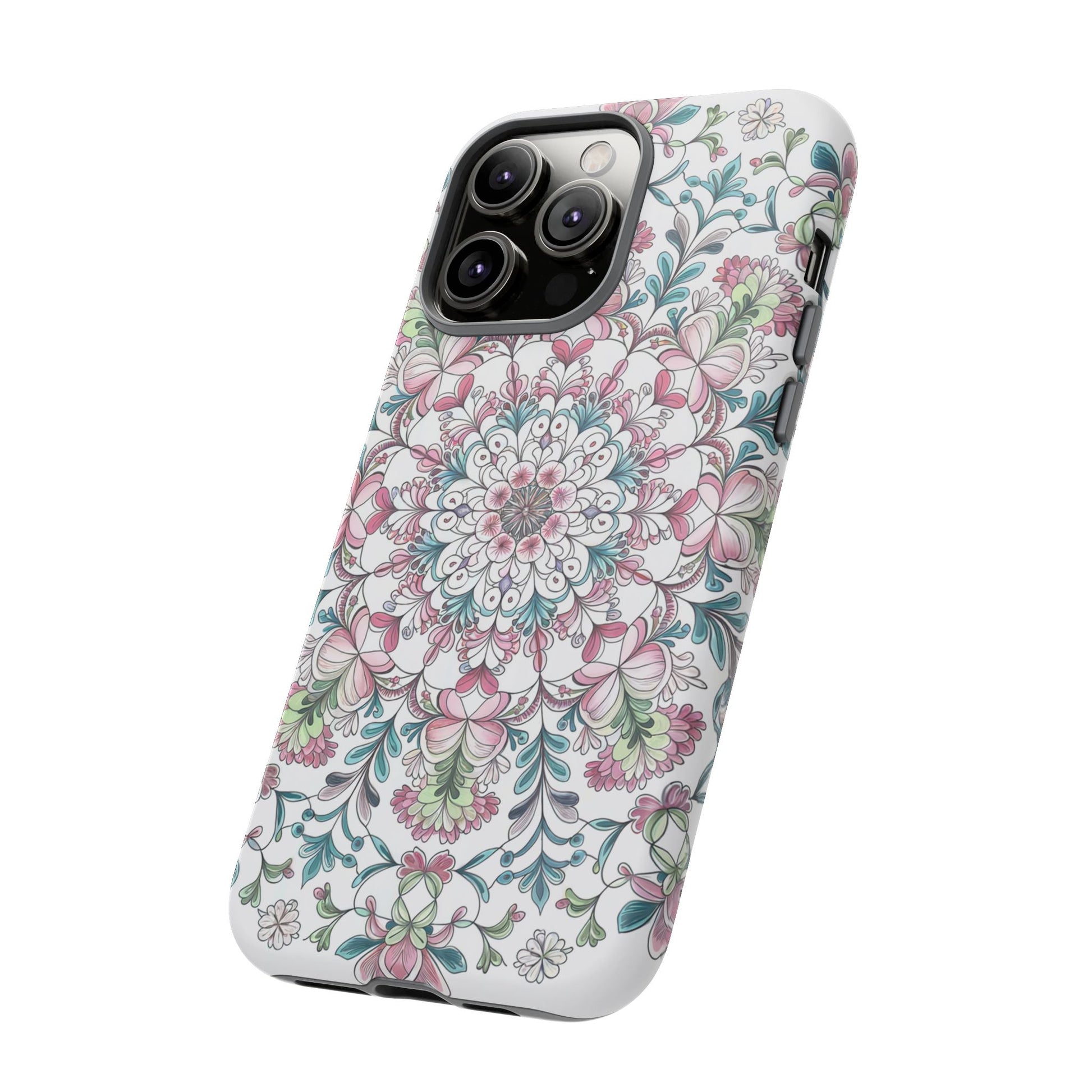 iphone case Botanical Mandala Elegance