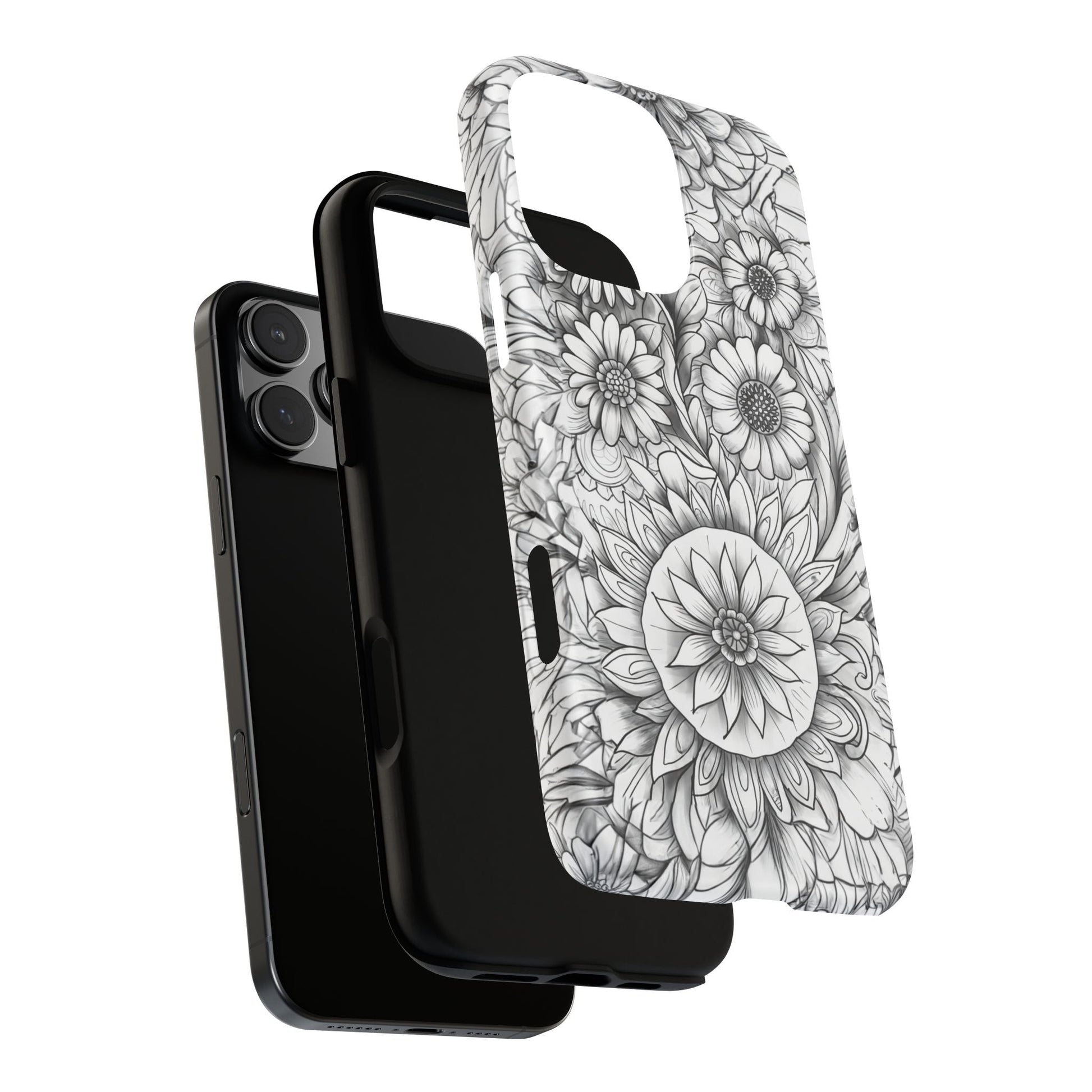 iphone case Botanical Sketch Elegance