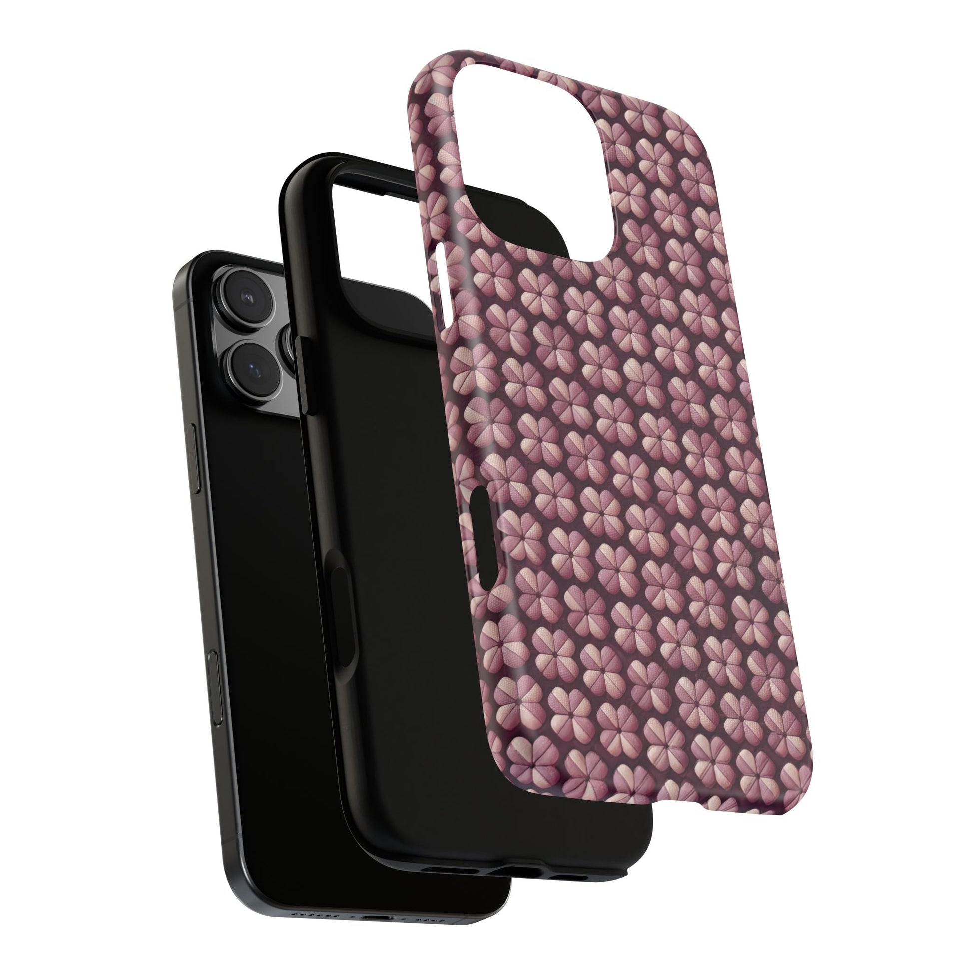 iphone case Burgundy Clover Tapestry