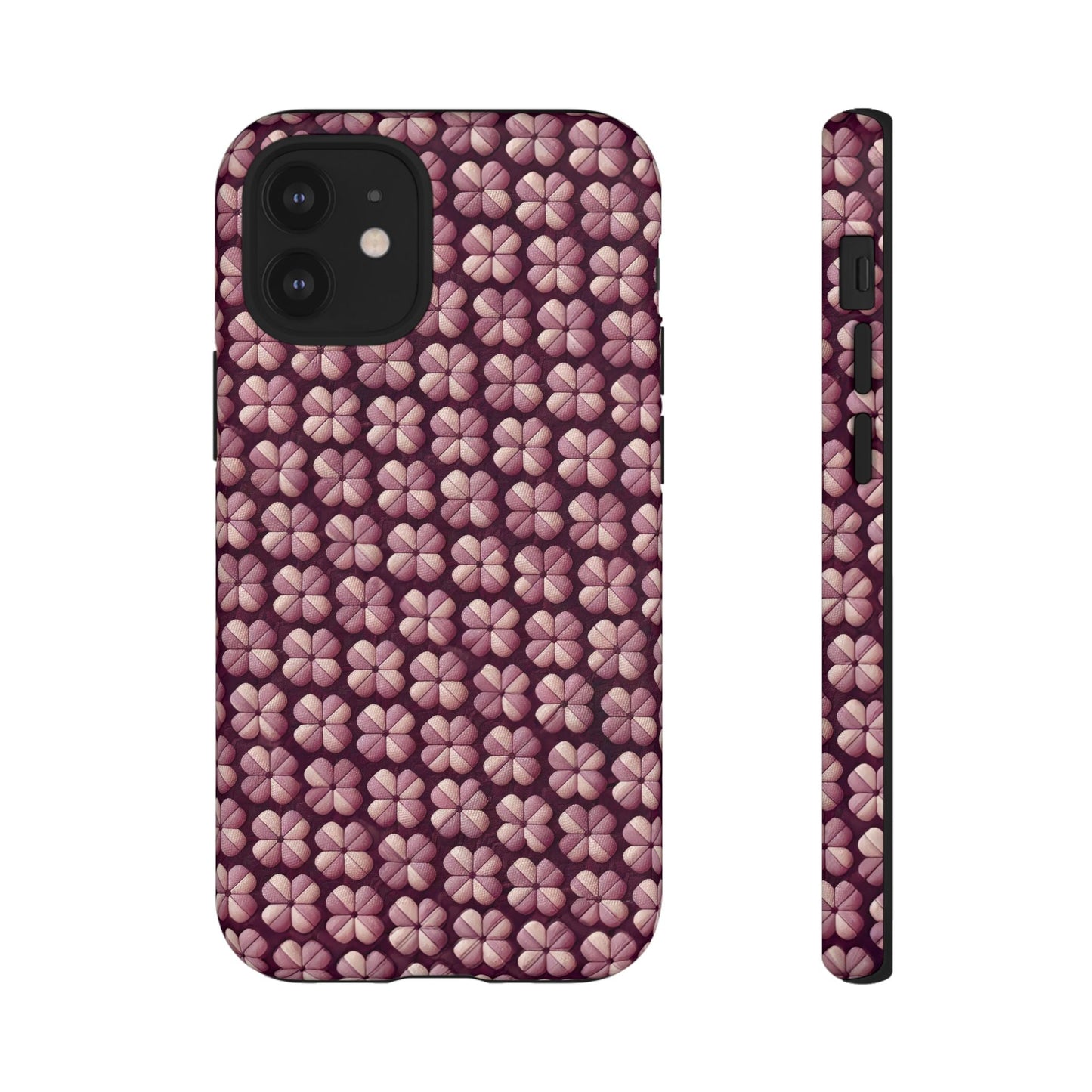 iphone case Burgundy Clover Tapestry iPhone 12 Mini