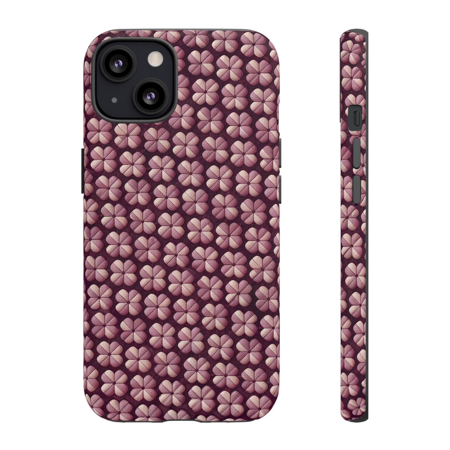 iphone case Burgundy Clover Tapestry iPhone 13