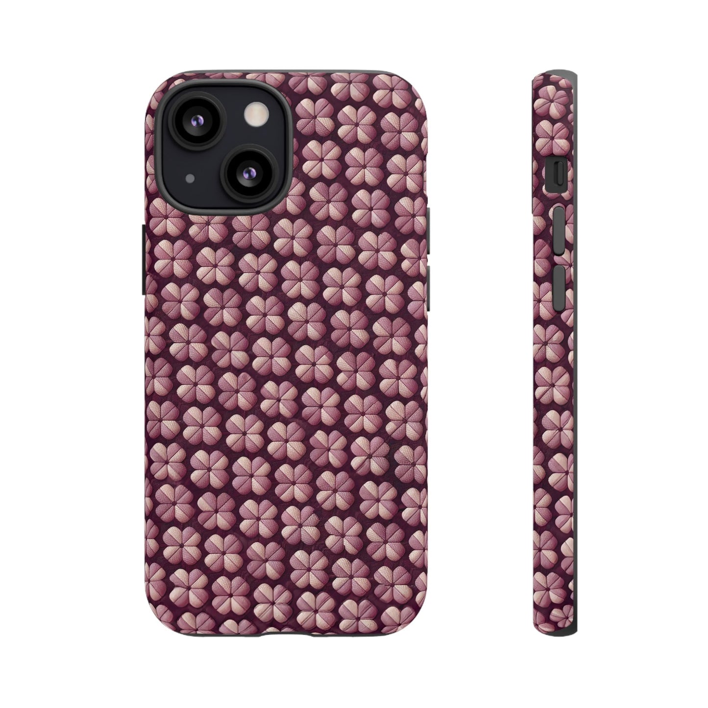 iphone case Burgundy Clover Tapestry iPhone 13 Mini