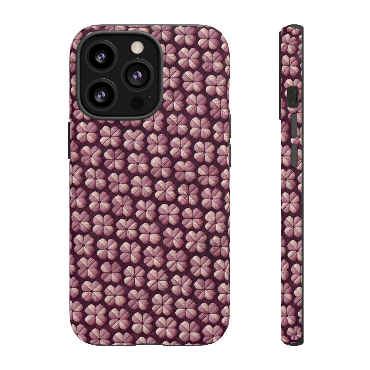 iphone case Burgundy Clover Tapestry iPhone 13 Pro