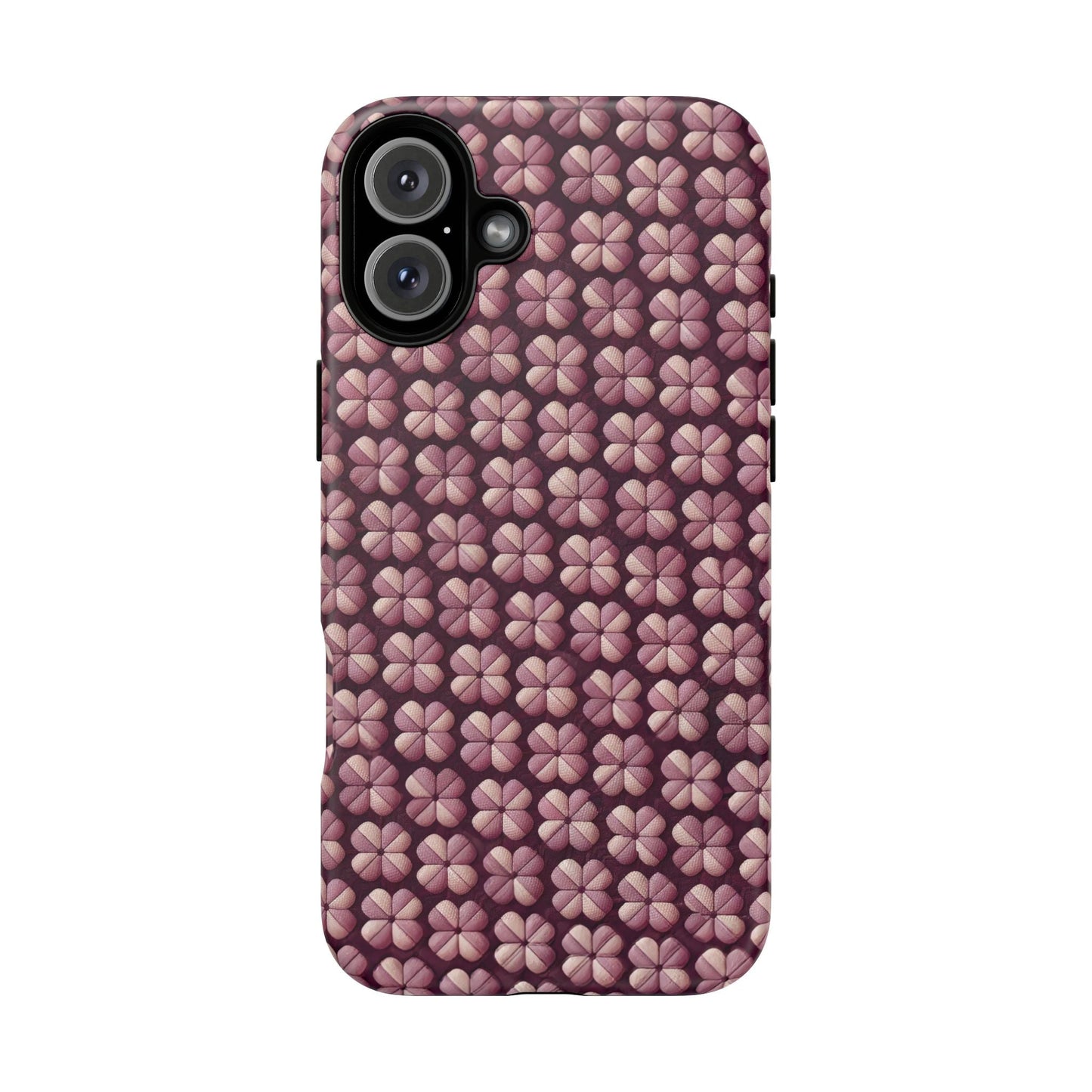 iphone case Burgundy Clover Tapestry iPhone 16 Plus