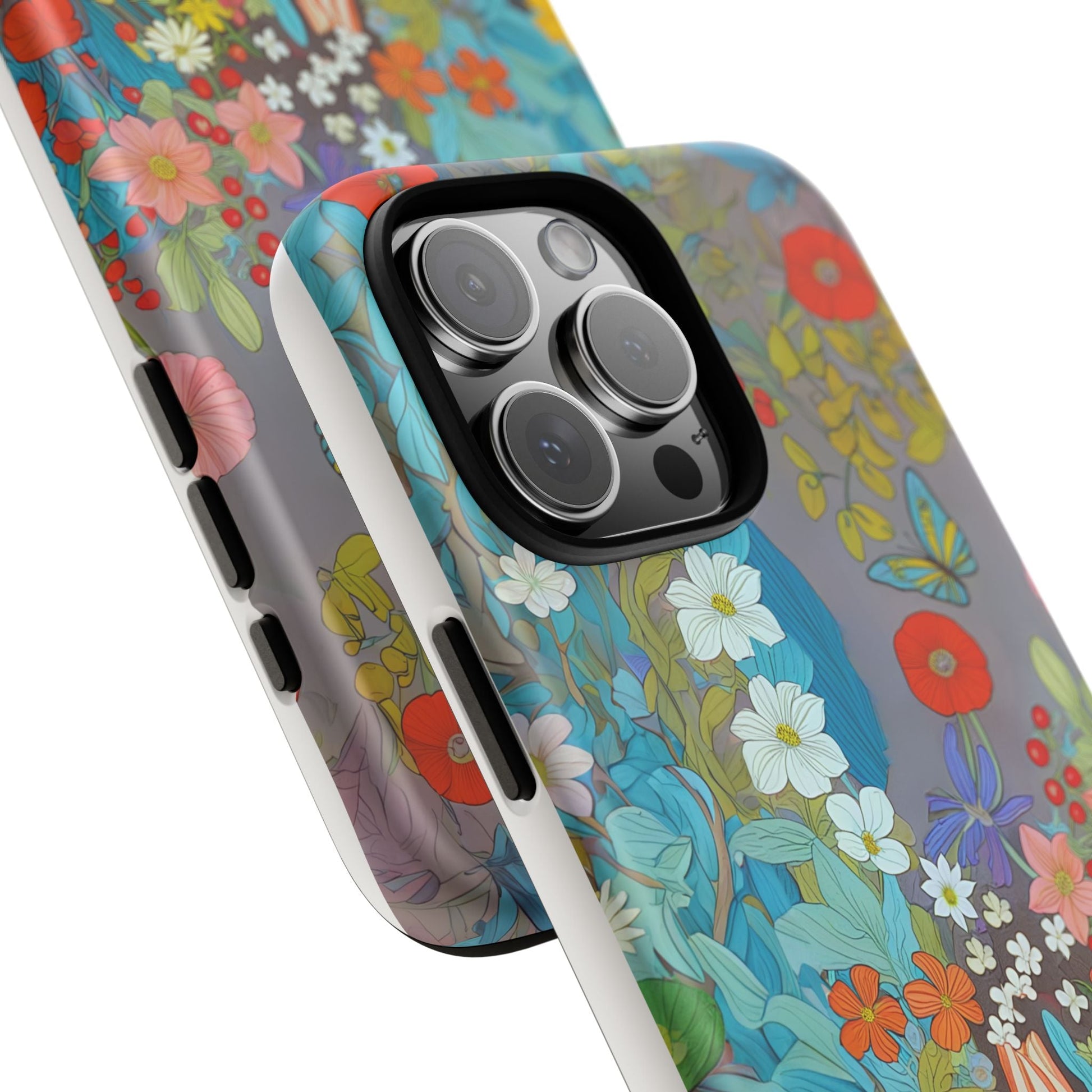 iphone case Butterfly Wildflower Garden