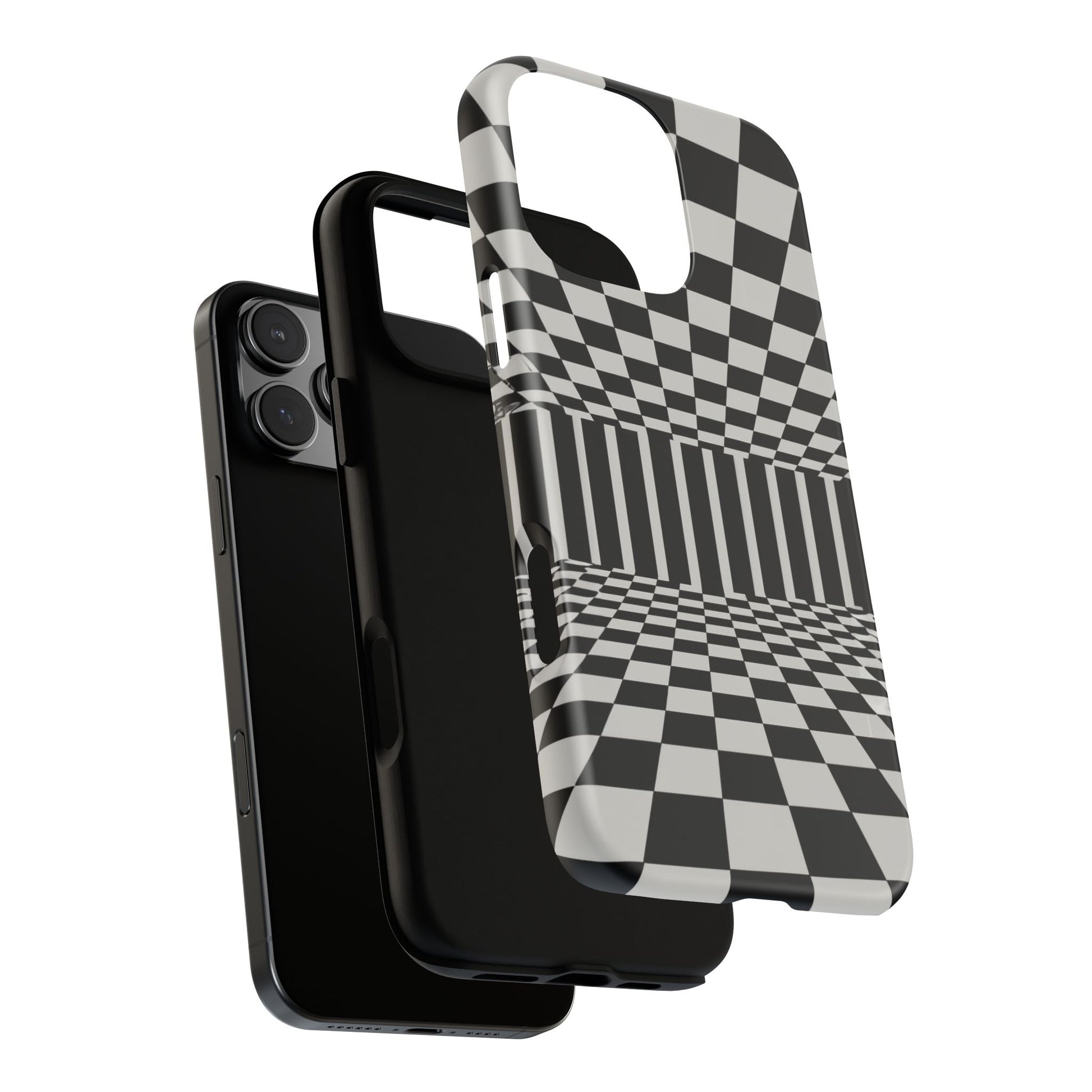 iphone case Checkered Infinity Room