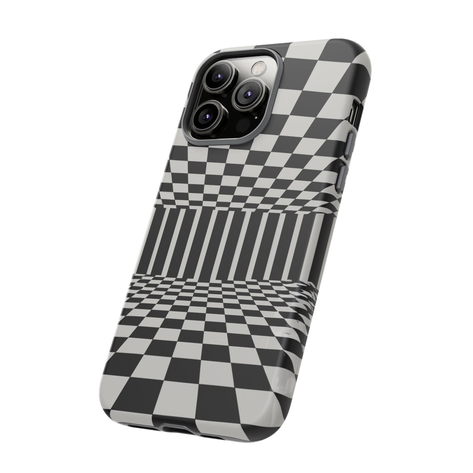 iphone case Checkered Infinity Room