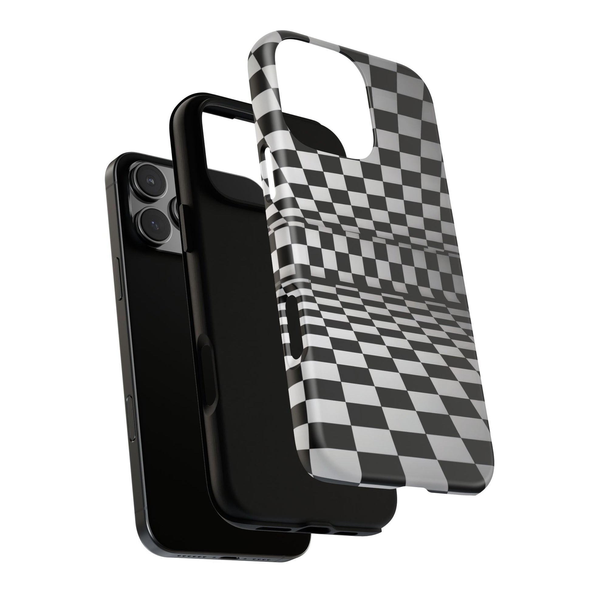 iphone case Checkered Optical Illusion