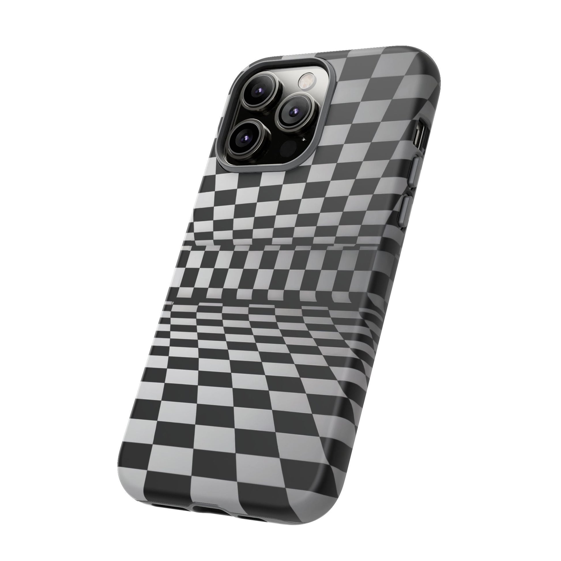 iphone case Checkered Optical Illusion
