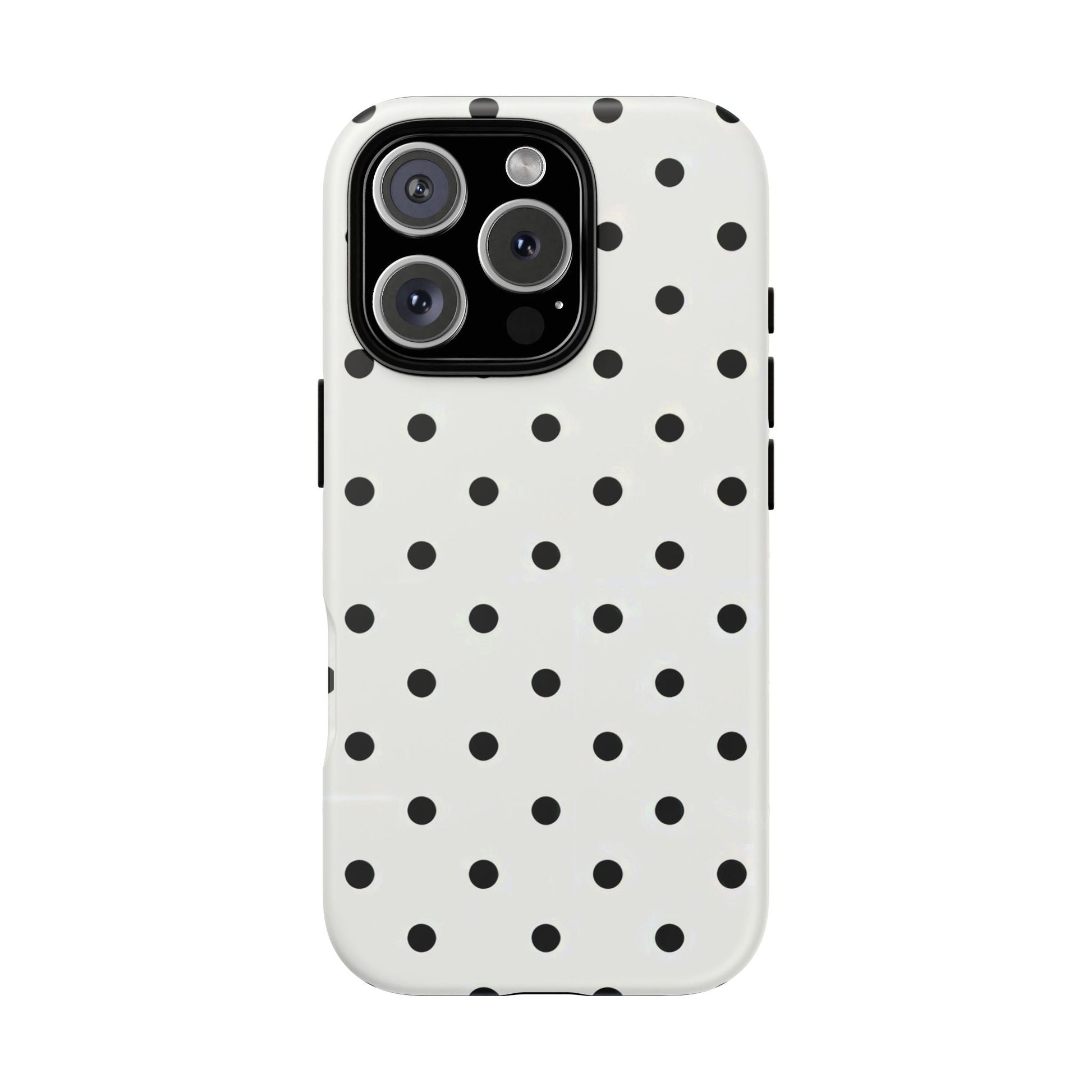 iphone case Classic Black Polka iPhone 16 Pro