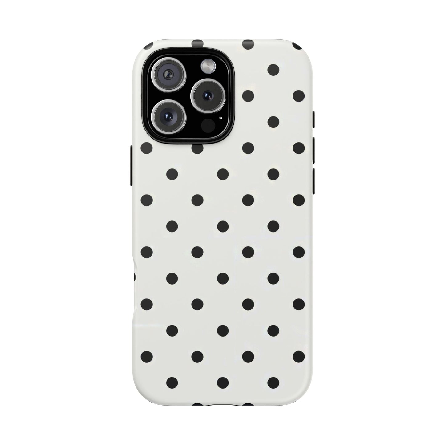iphone case Classic Black Polka iPhone 16 Pro Max