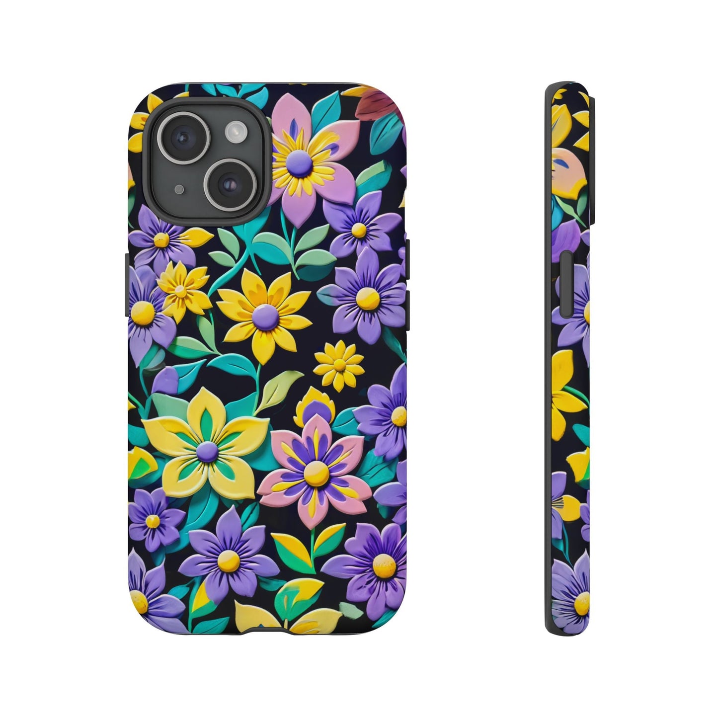 iphone case Clay Floral Garden iPhone 15