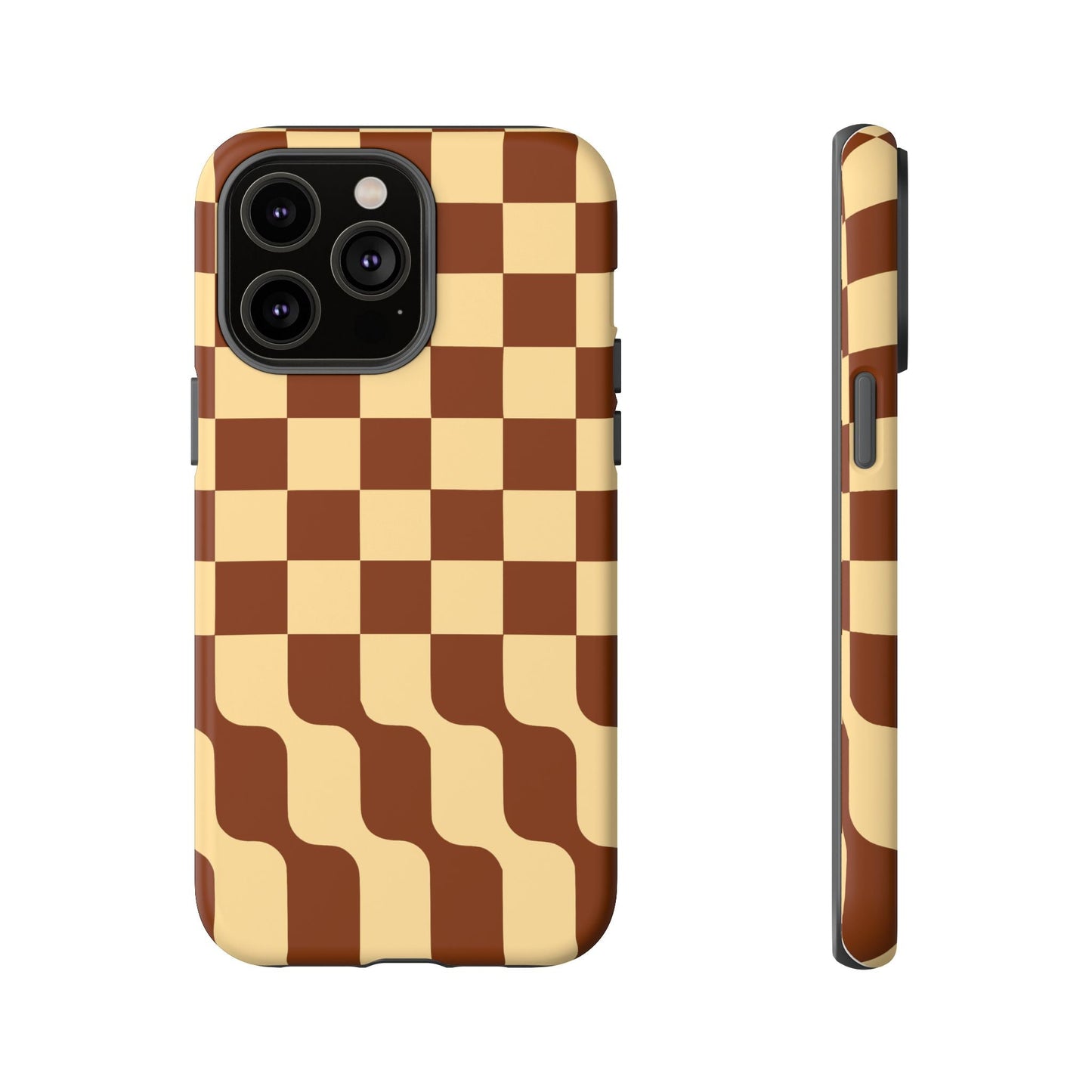 iphone case Coffee Wave Check iPhone 14 Pro Max