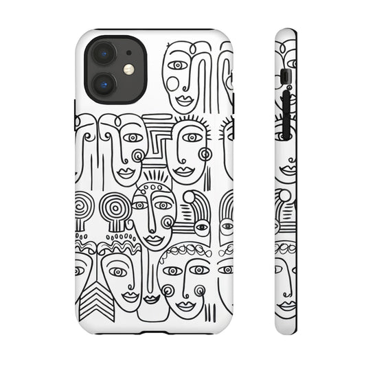 iphone case Collected Faces iPhone 11