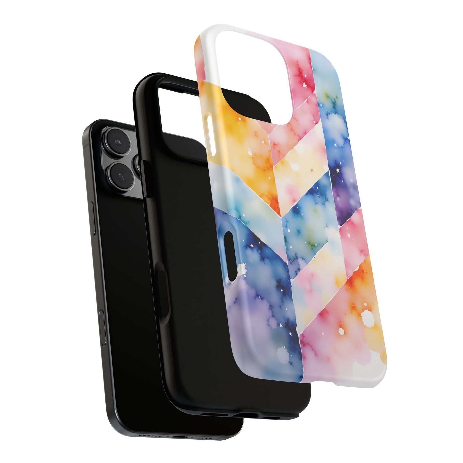 iphone case Cosmic Chevron Watercolor