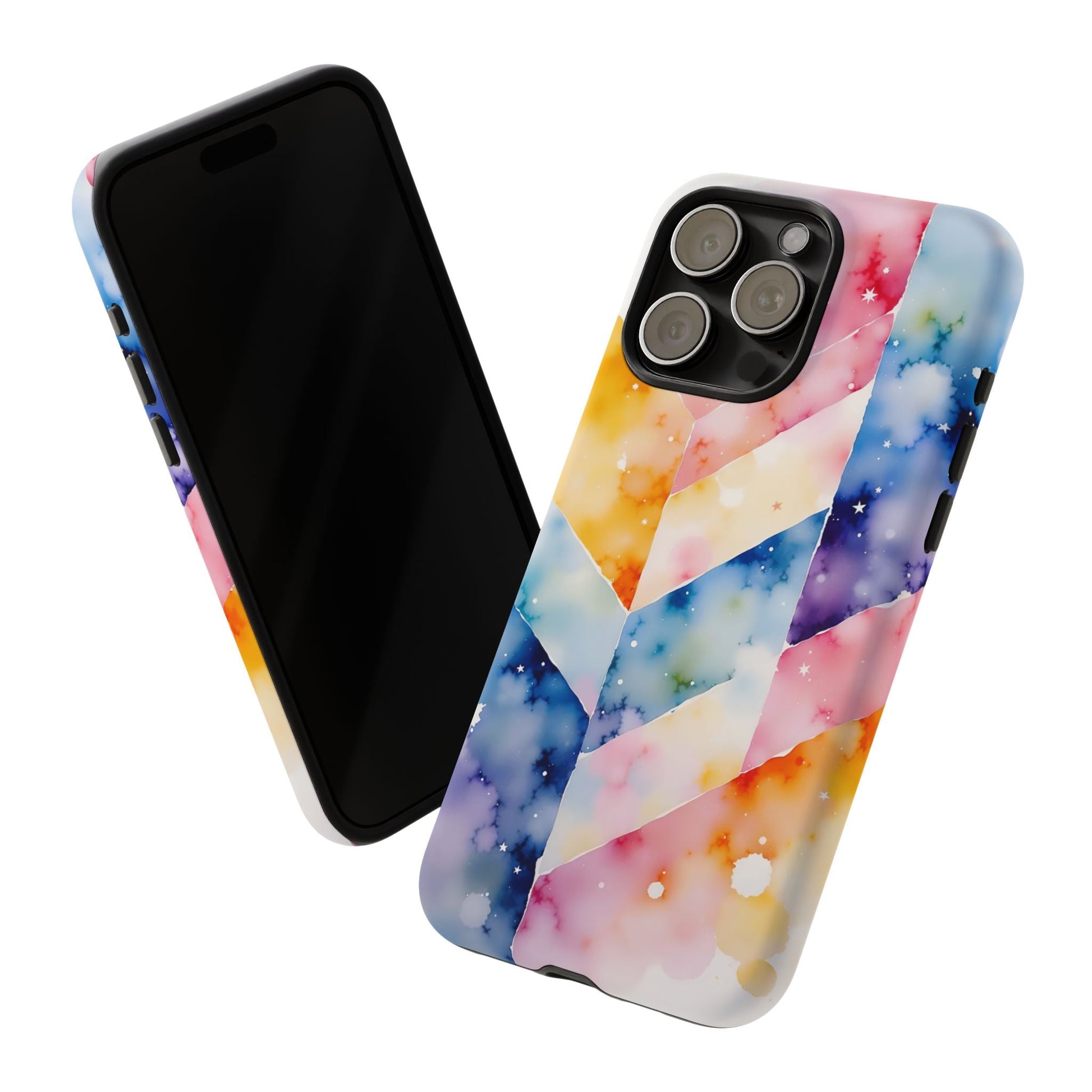 iphone case Cosmic Chevron Watercolor